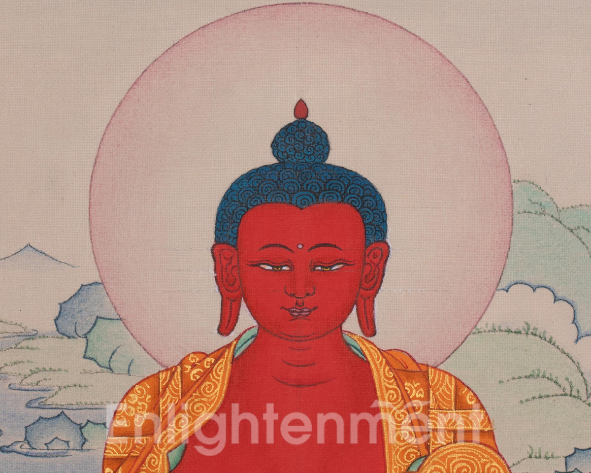 Amitabha Buddha Traditional Art | Pure Land Buddha | Infinite Light