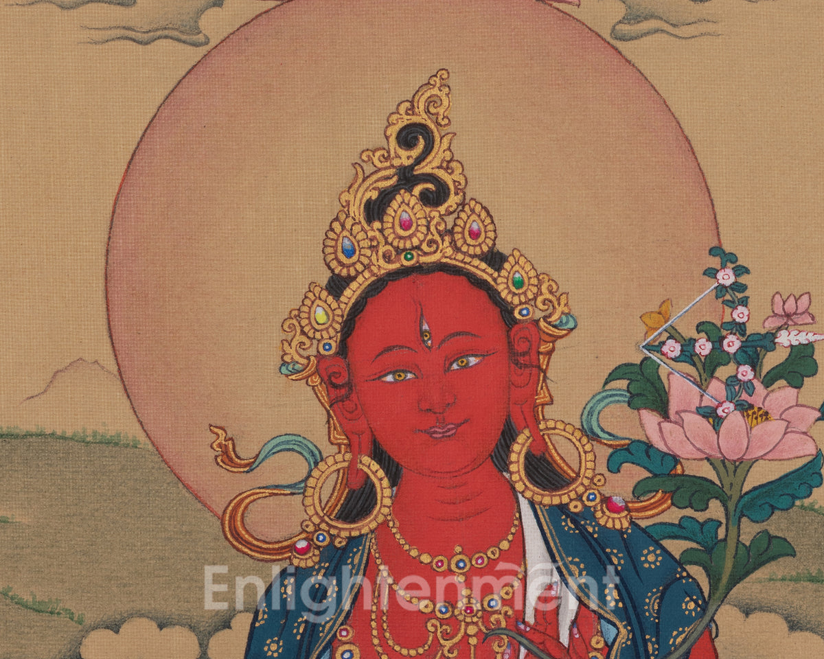 Drolma Marpo Thangka | A Powerful Female Deity | Red Tara