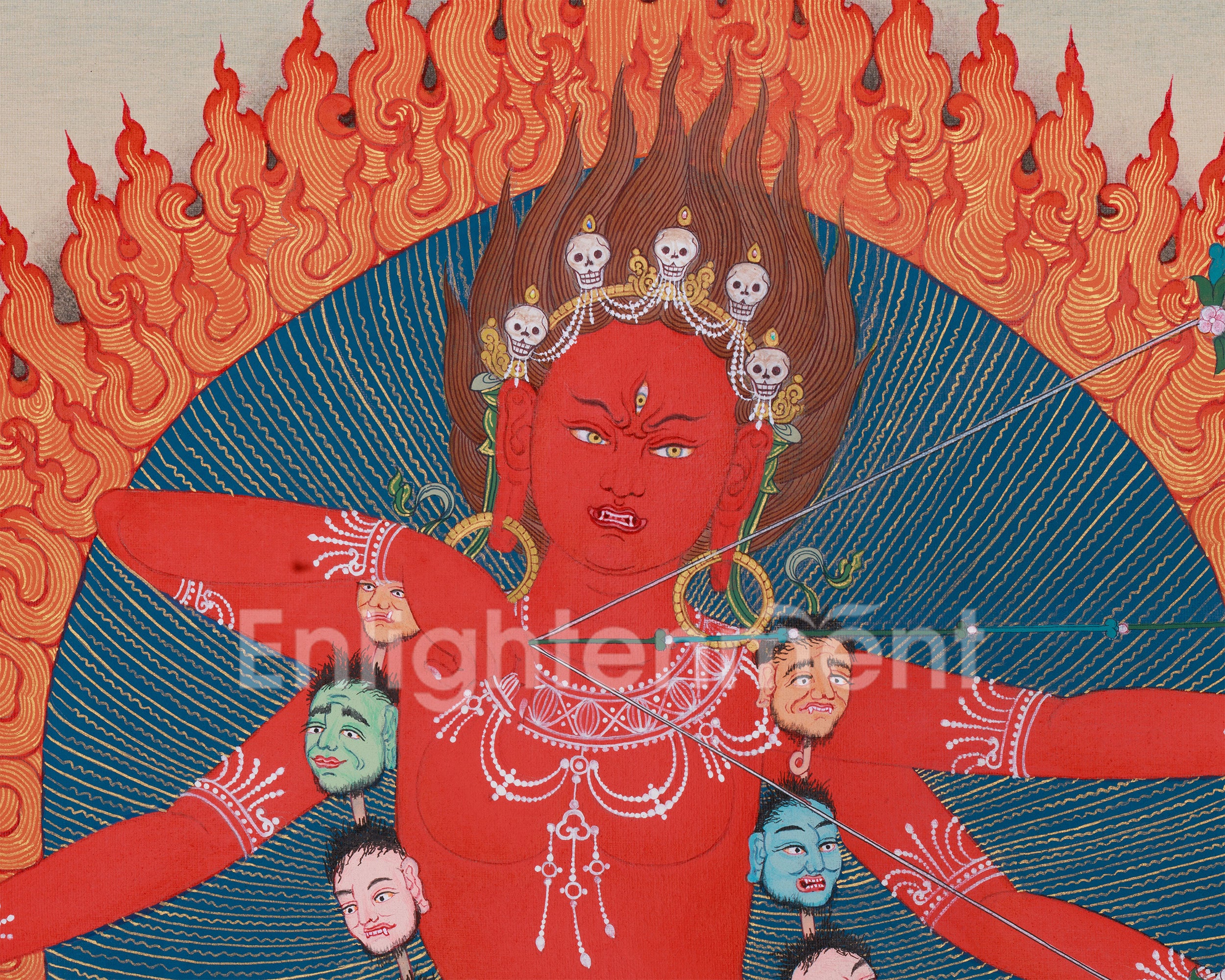Dakini Kurukulla Painting | Buddhist Goddess of Attraction and Wisdom