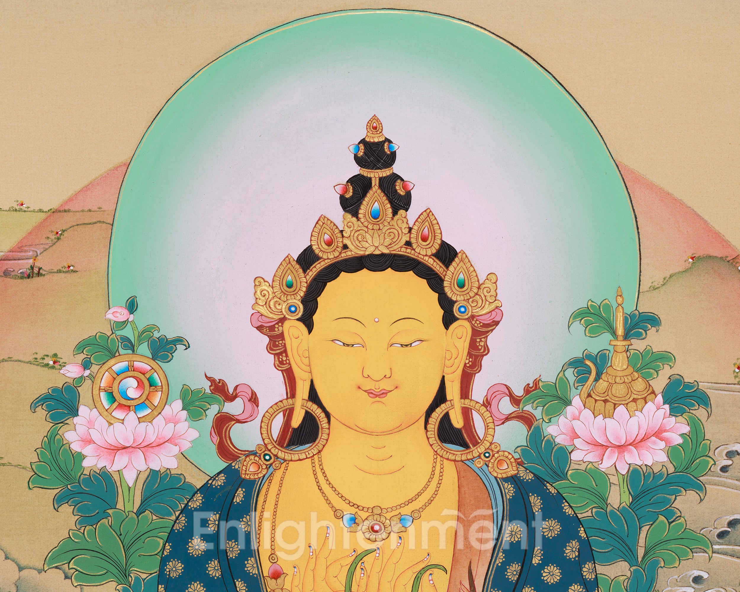 Maitreya Buddha Himalayan Art | Future Buddha | Loving Kindness, and Enlightenment Deity