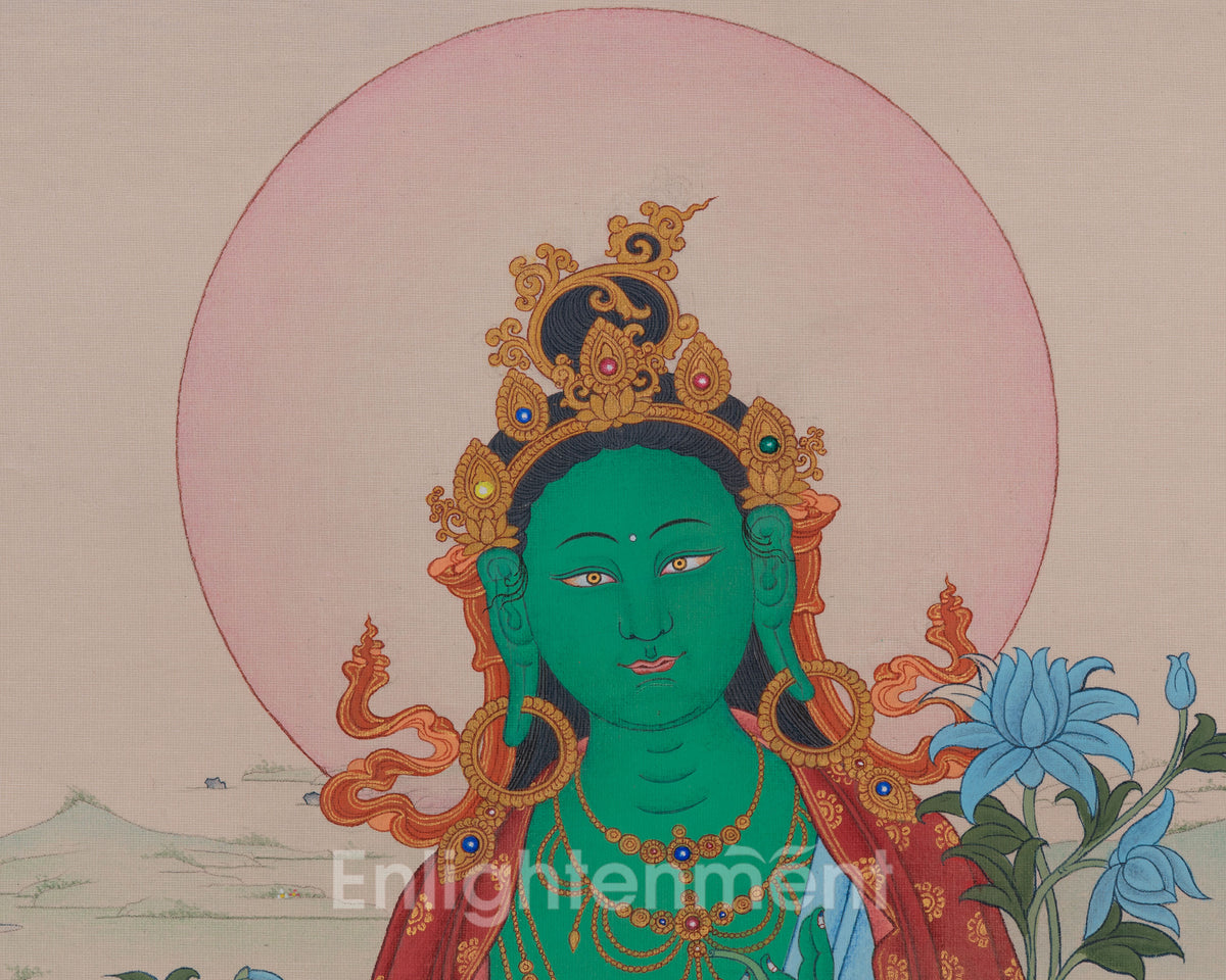 Green Tara Bodhisattva of Action | Compassion And Protection Deity