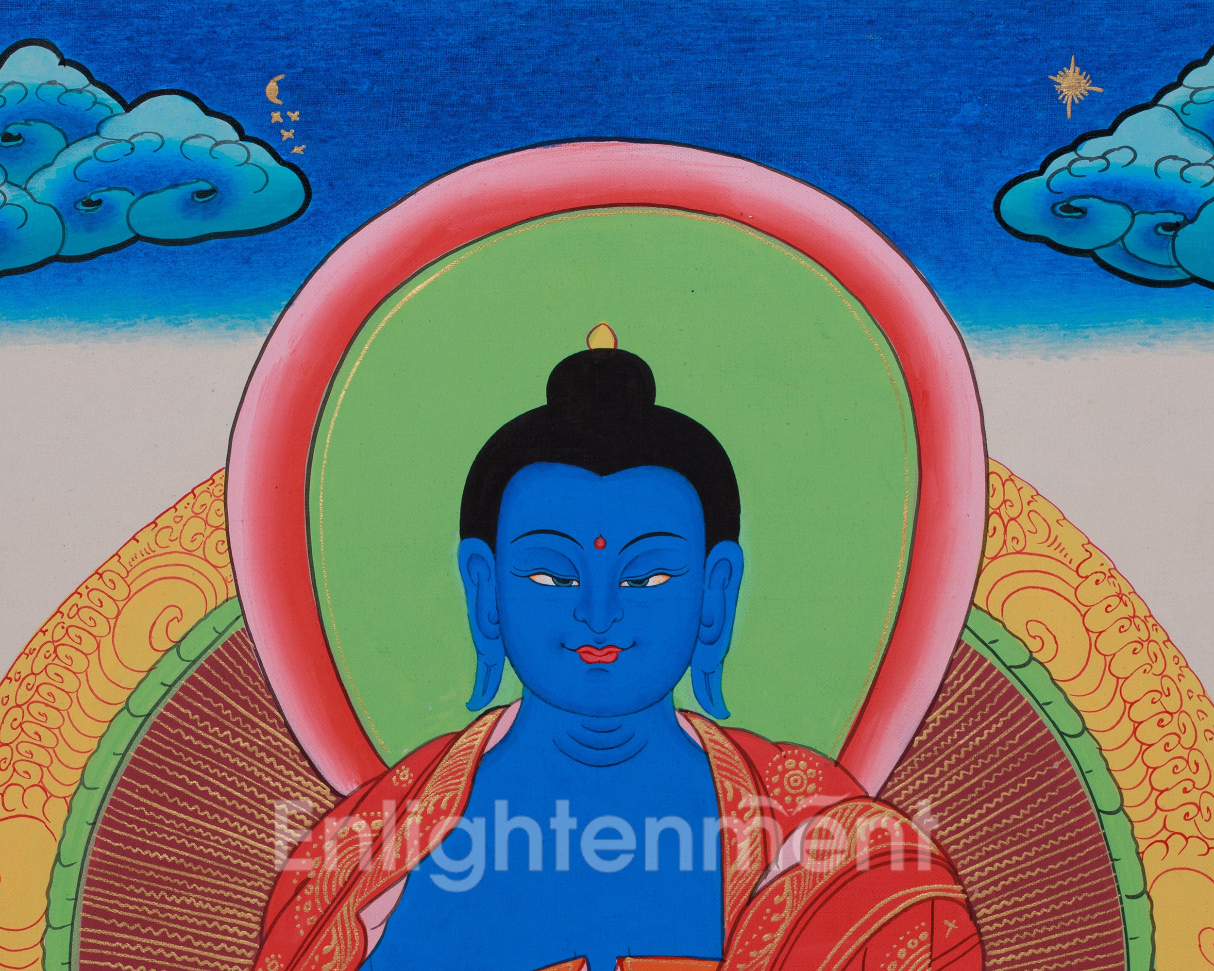 Tibetan Medicine Buddha | Sacred Guardian of Health and Enlightenment