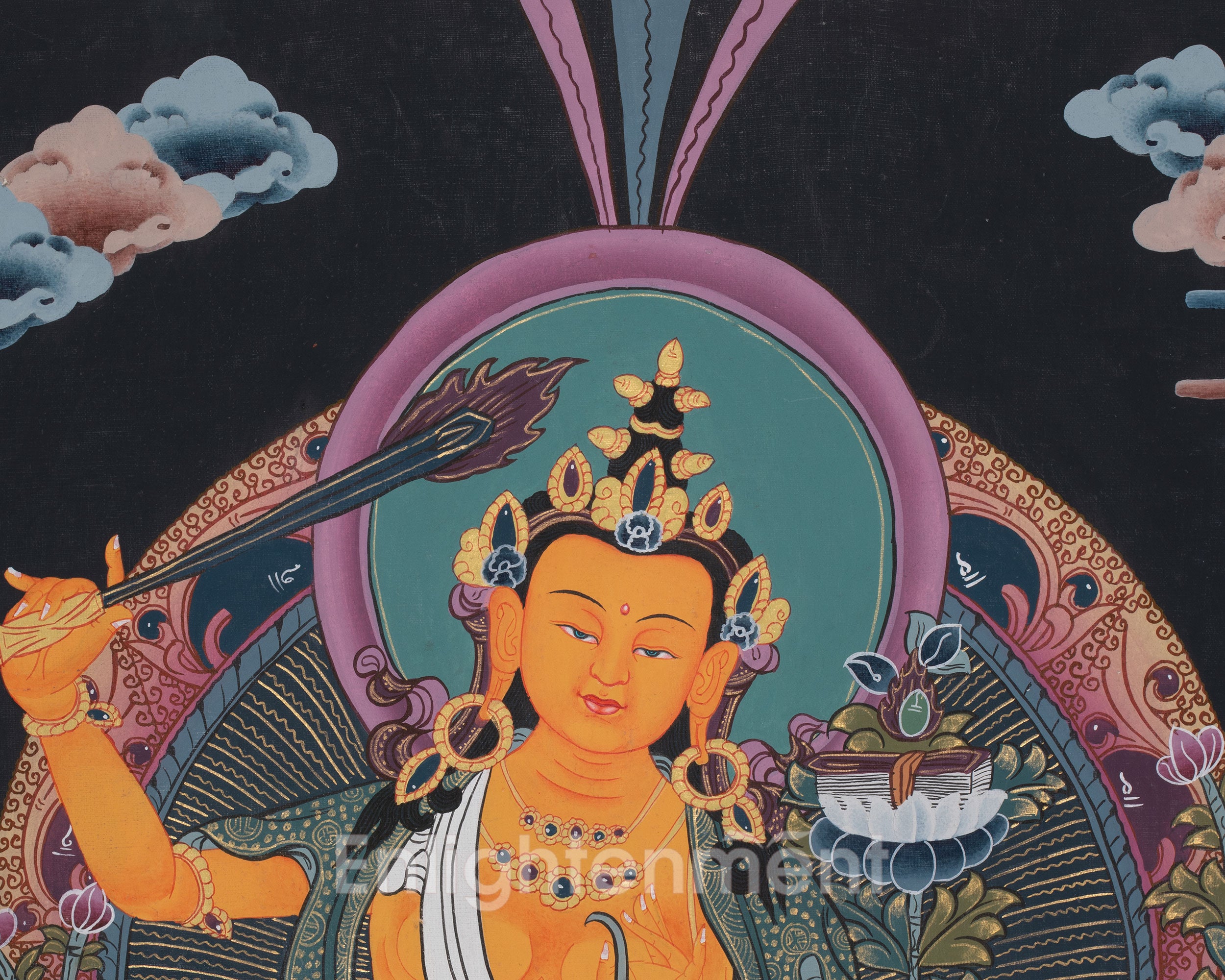 Manjushri Bodhisattva Art | Embodiment of Wisdom, Clarity, and Enlightenment