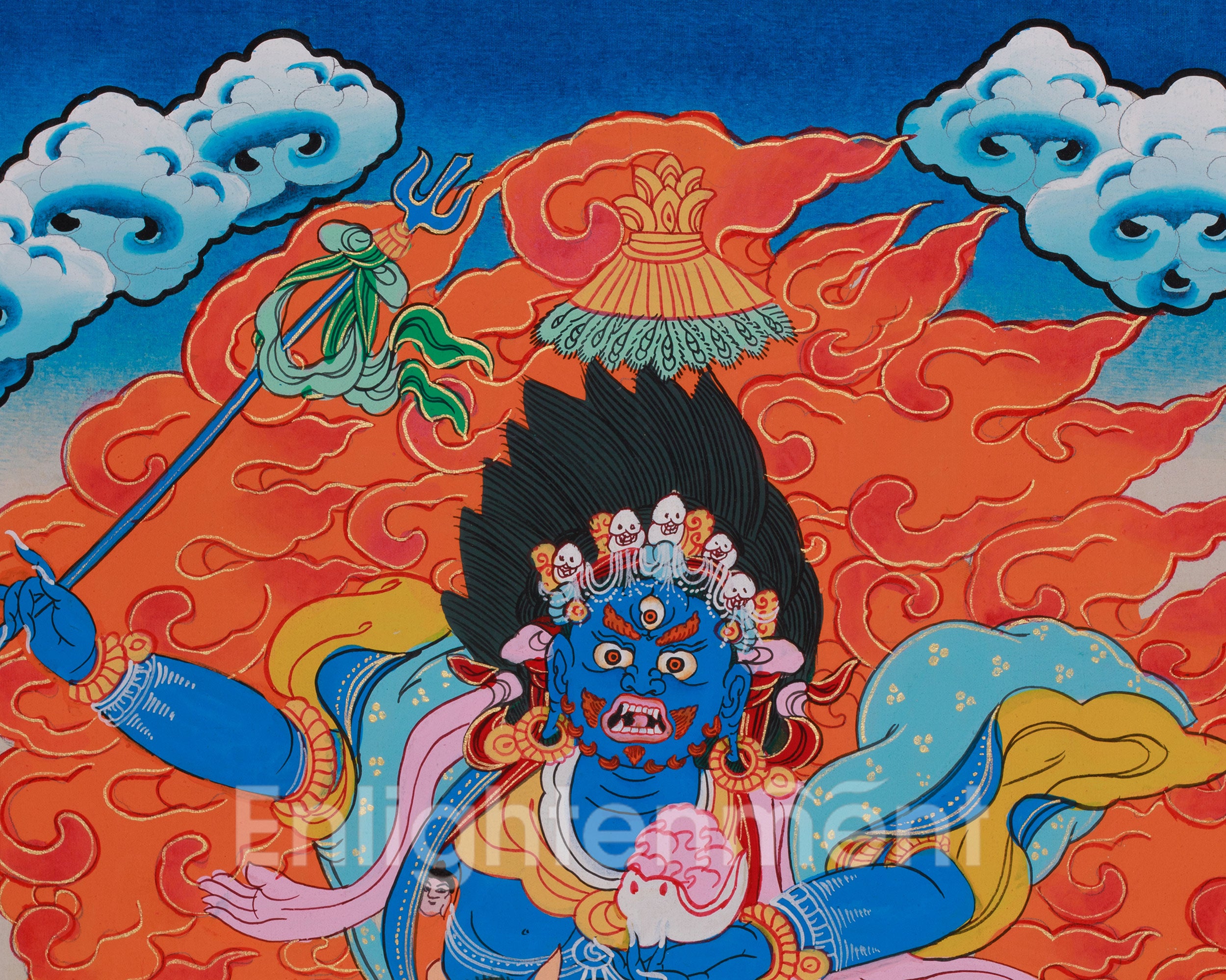Tantric Buddhist Palden Lhamo | The Fierce Mother of the Dharma Protectors