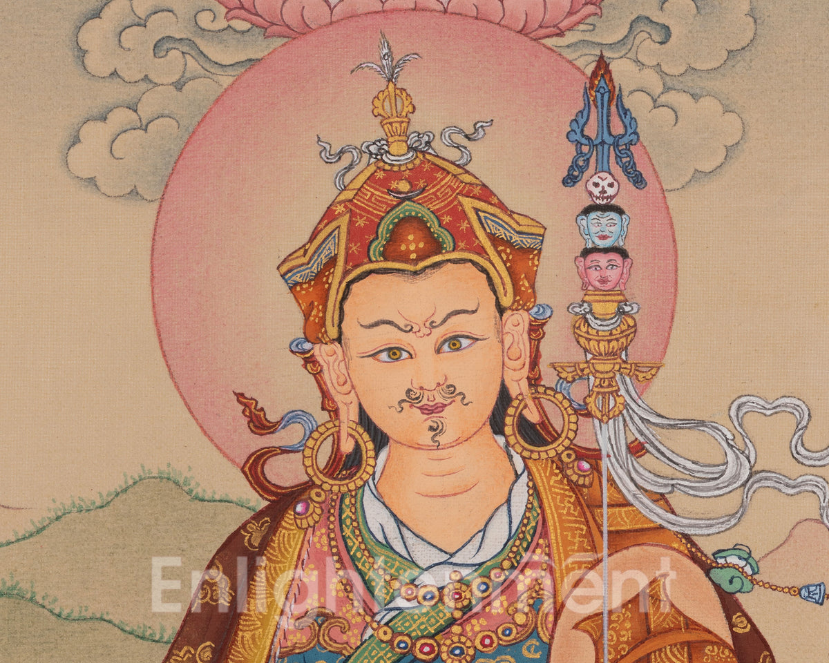 Padmasambhava Buddhist Artwork | Guru Rinpoche Art | Tibetan Master