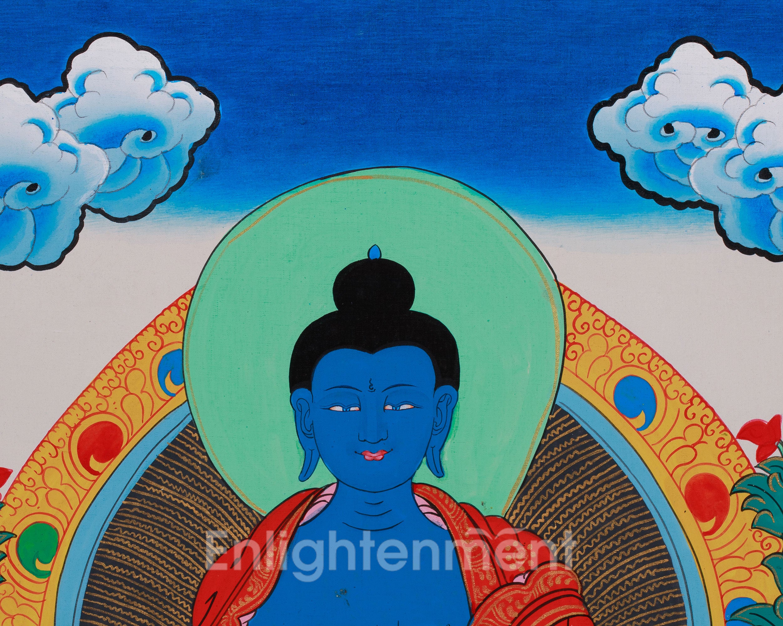 Tibetan Medicine Buddha | Sacred Guardian of Health and Enlightenment