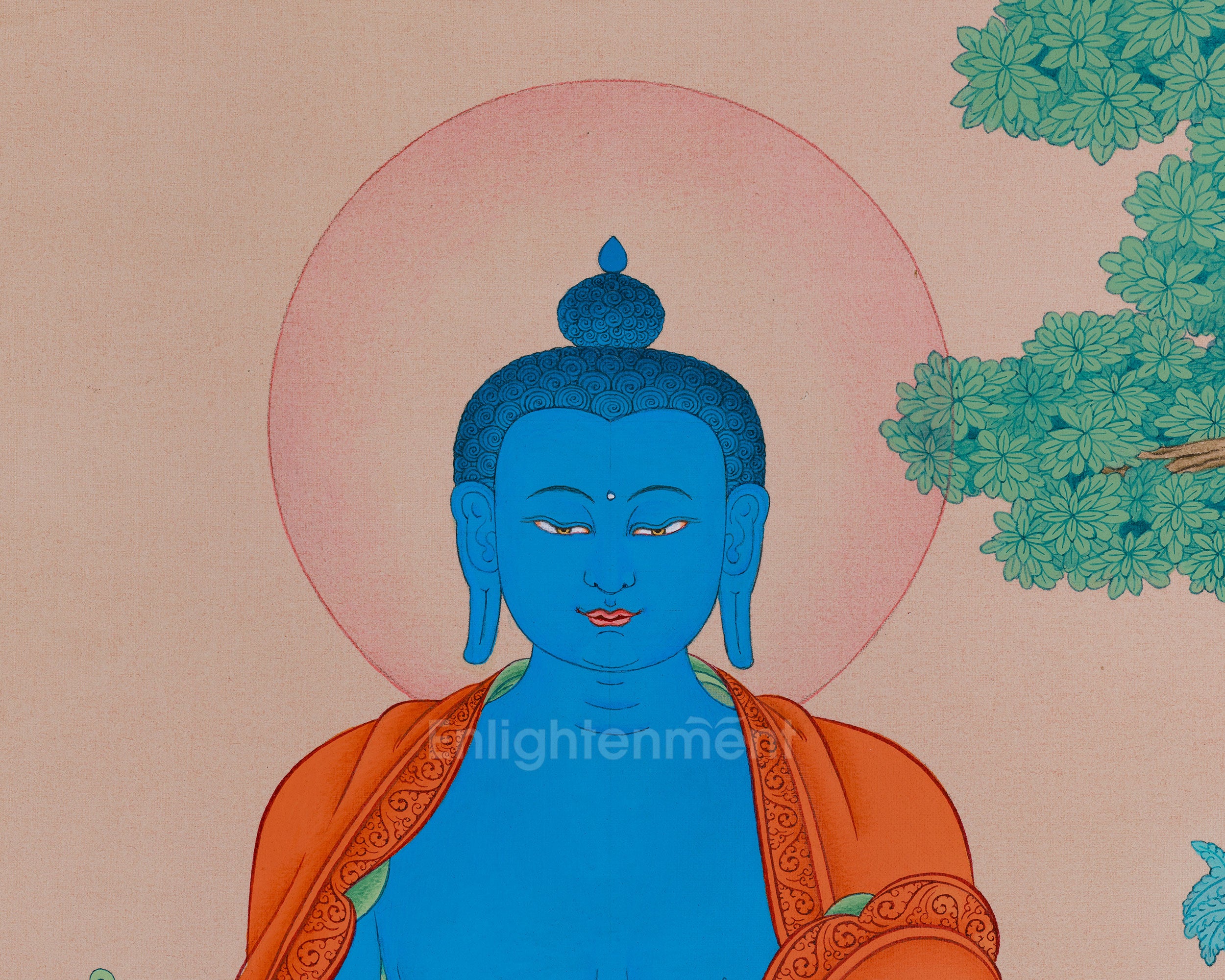 Sangay Menla Thangka - Buddha of Healing and Purification
