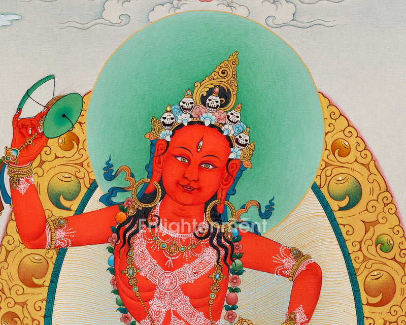 Yumkha Dechen: Queen of Great Bliss Thangka