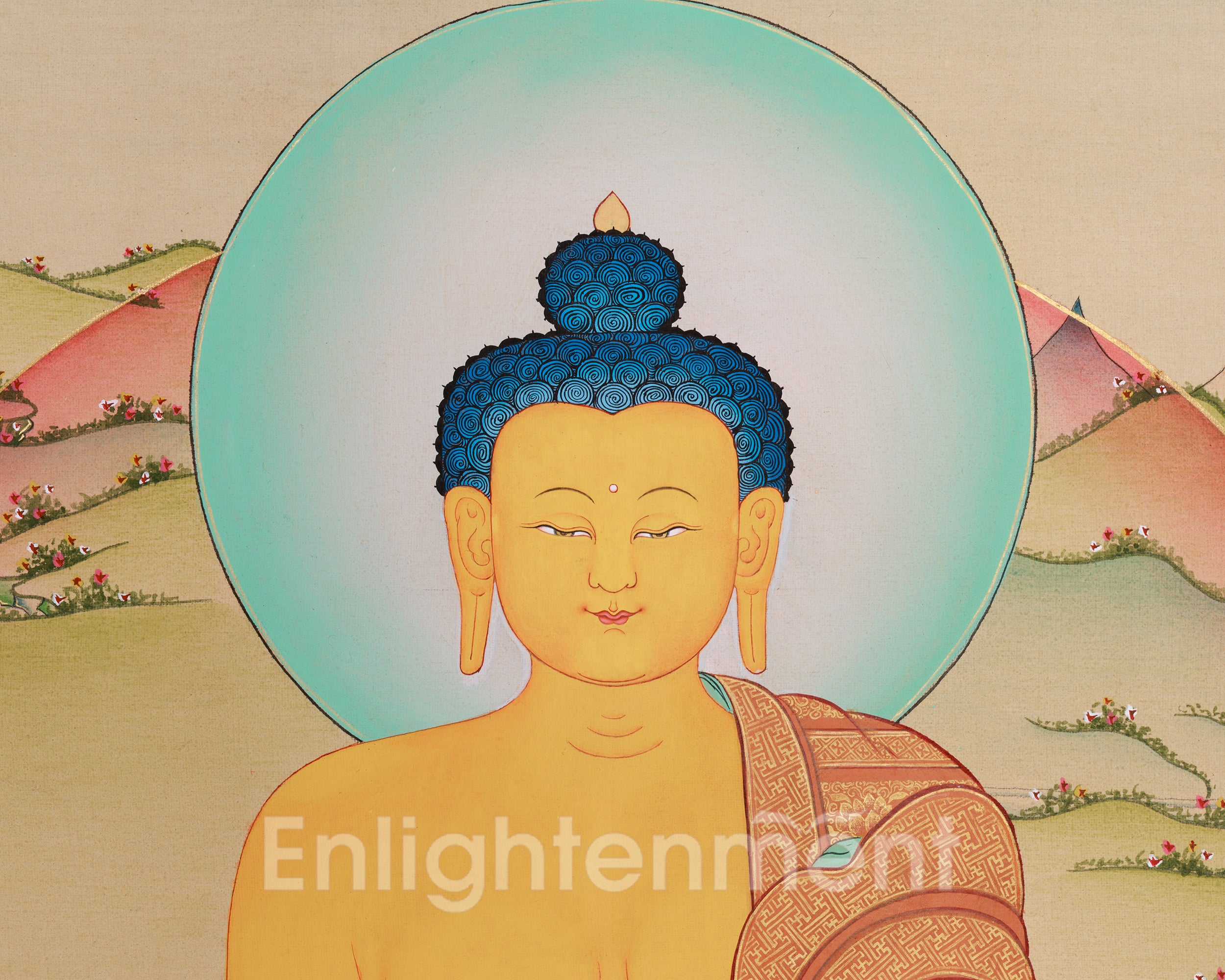 Shakyamuni Buddha Meditation Art | Wisdom and Compassion | Dharma Teacher