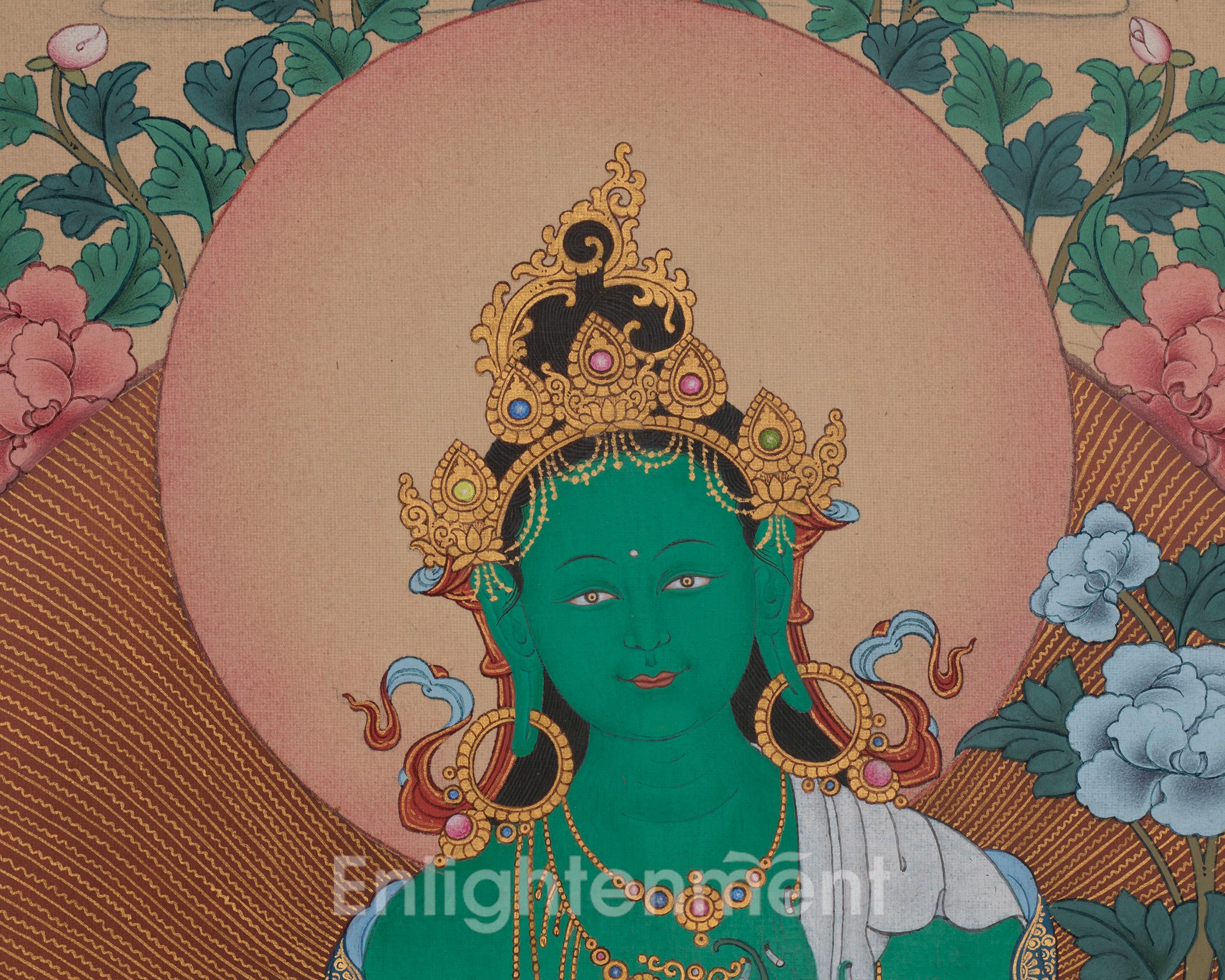 21 Tara Sacred Thangka | Himalayan Compassion Art | Spiritual Gift