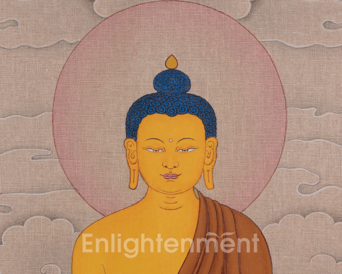 Shakyamuni Buddha Traditional Artwork | Represents the Enlightenment and Compassion