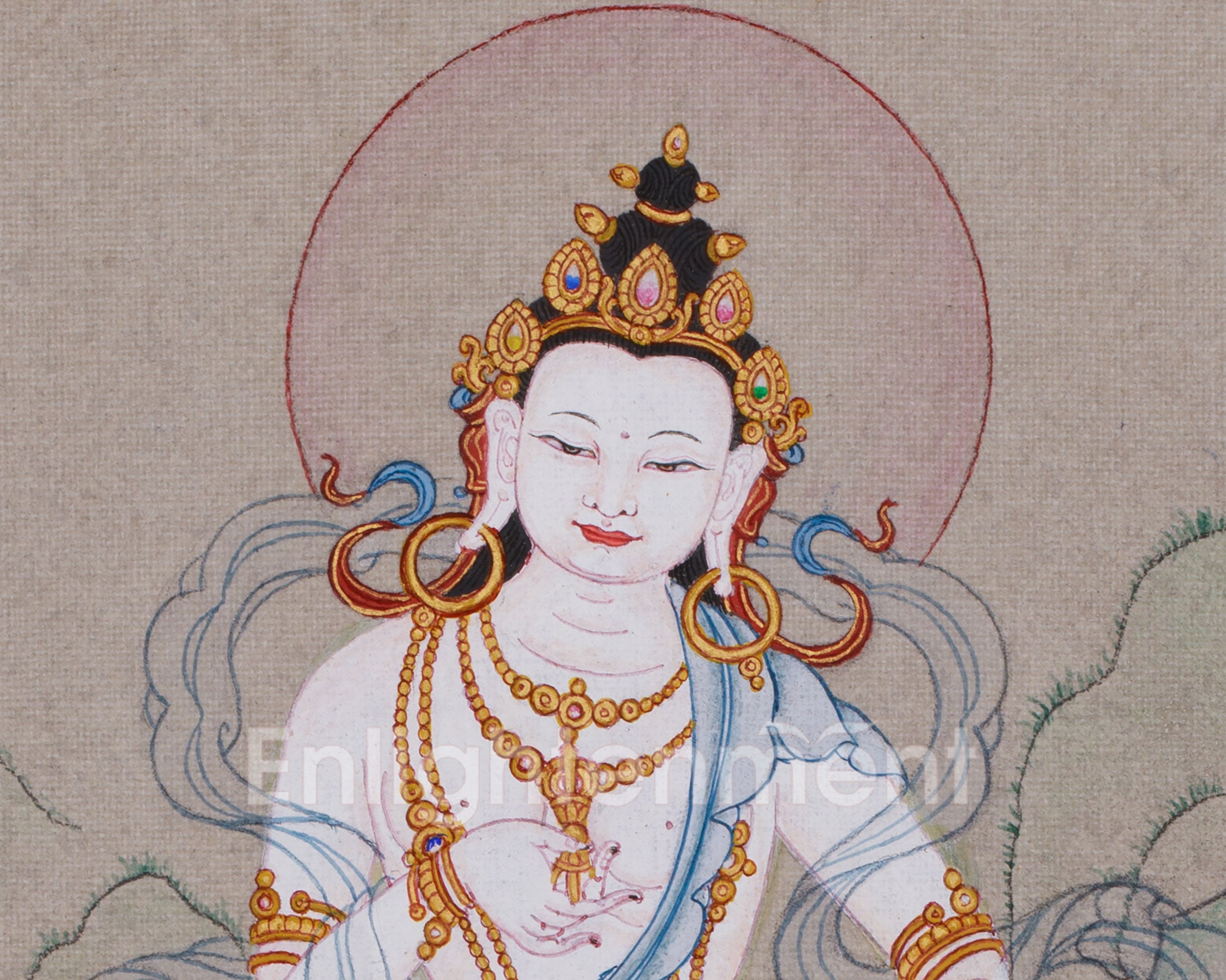 Dorje Sempa Painting | Vajrasattva Thangka | Cleansing of Negative Karma
