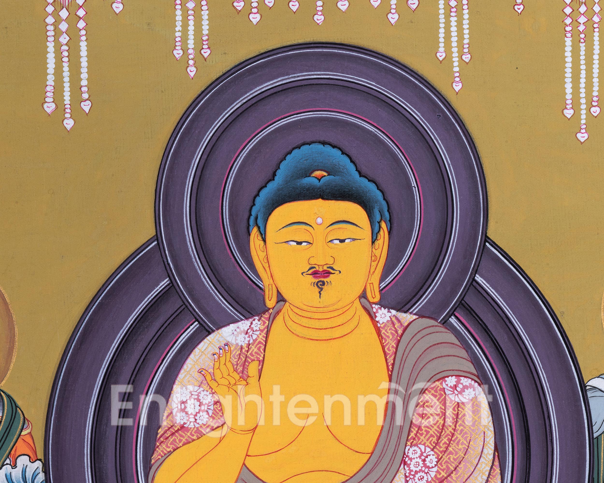 Japanese Style Buddha Thangka | Religious Painting Shrine Room Decor