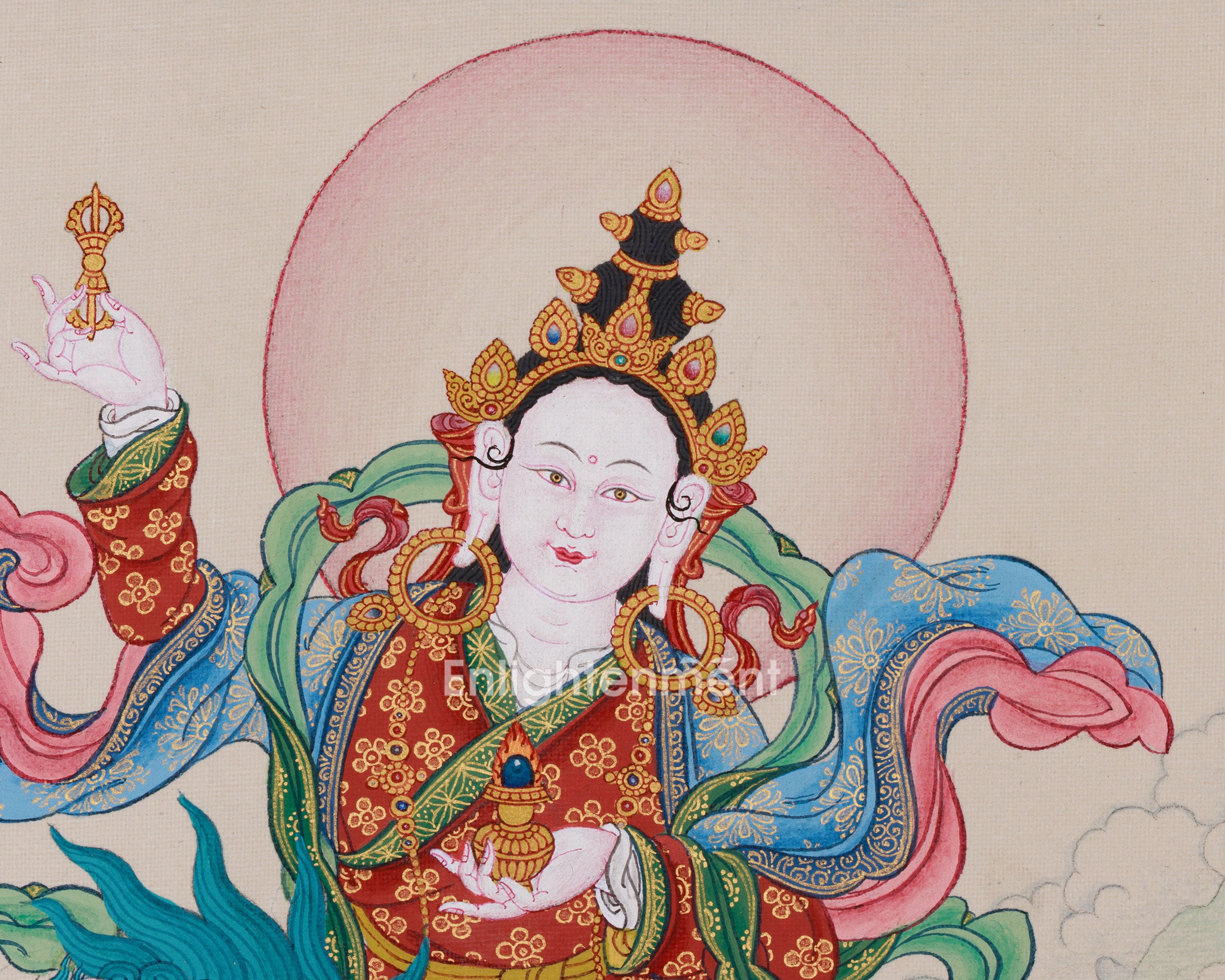 Tsheringma: The Five Sisters Thangka | The Benevolent Goddess of long life and Protection