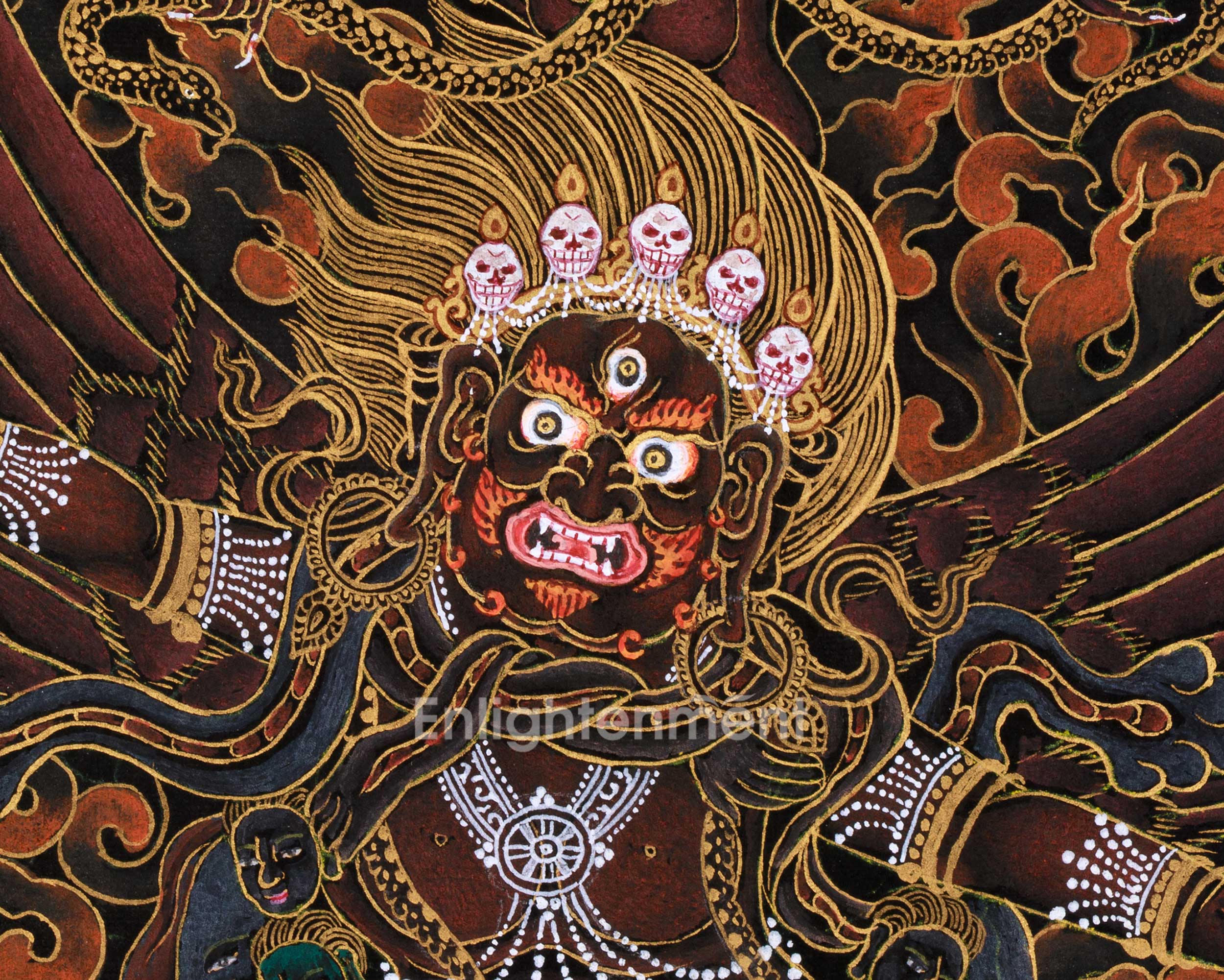 Guru Dragpo, Wrathful Guru Manifestation Thangka