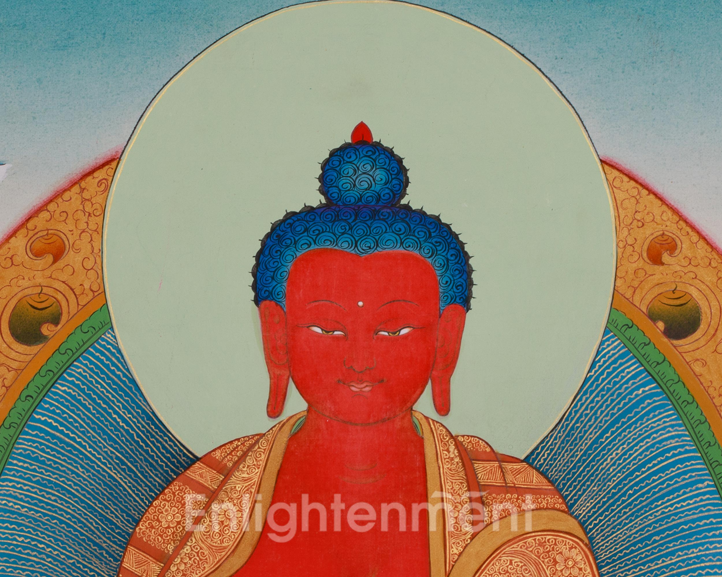 Amitabha Buddha Sacred Art | Infinite Light | Pure Land Buddha | Wisdom Deity