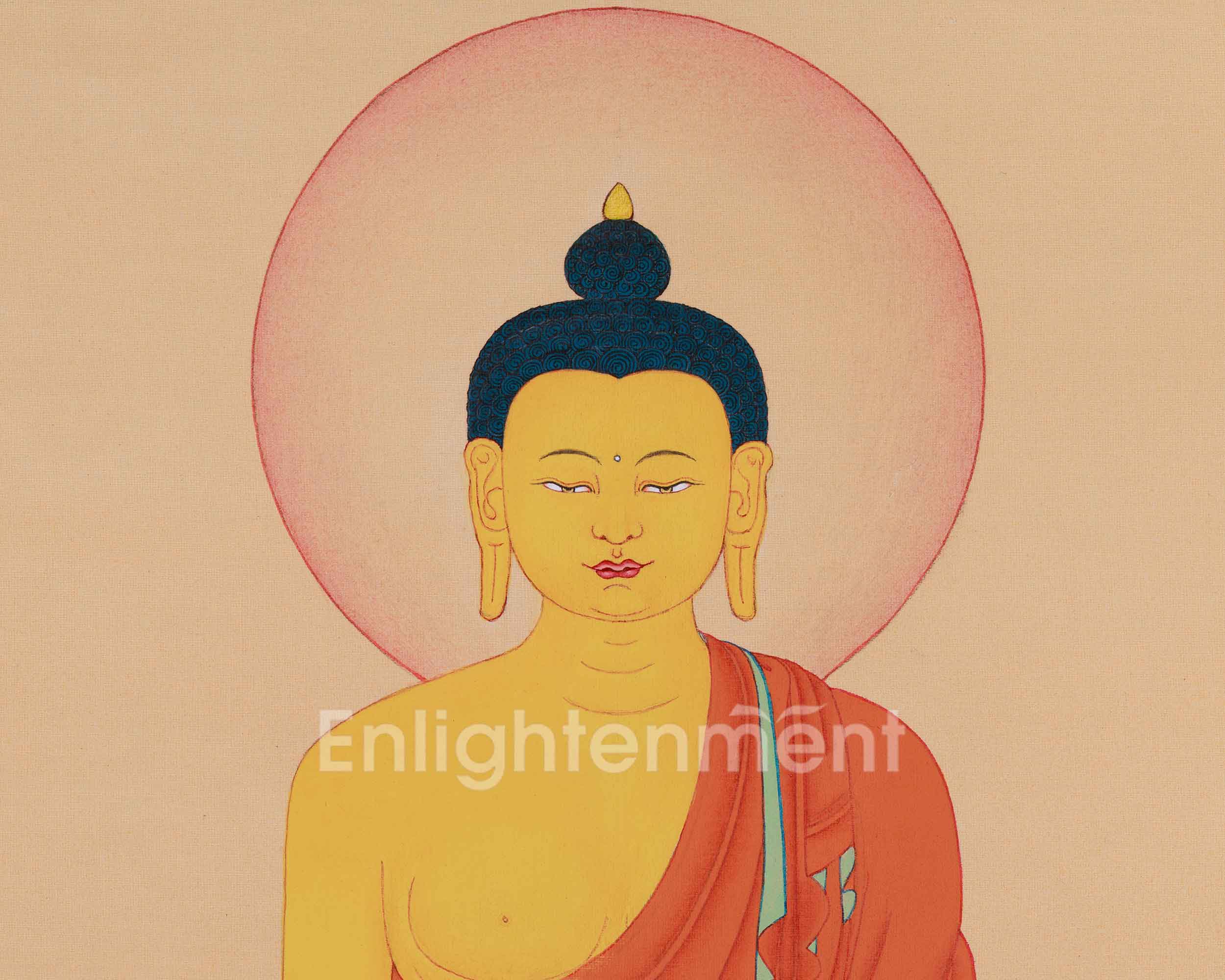 Tibetan Gautama Buddha Painting | Enlightened One