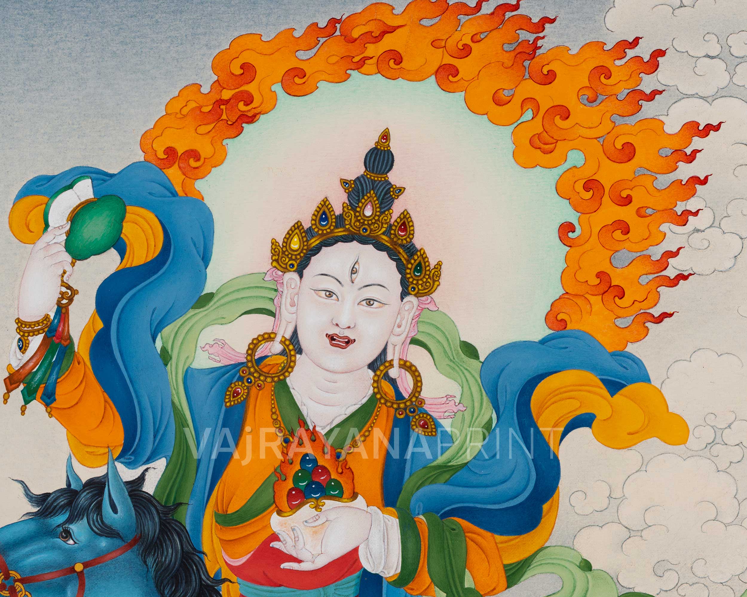 Achi Chokyi Drolma | Dakini Thangka | Tibetan Thangka Prints