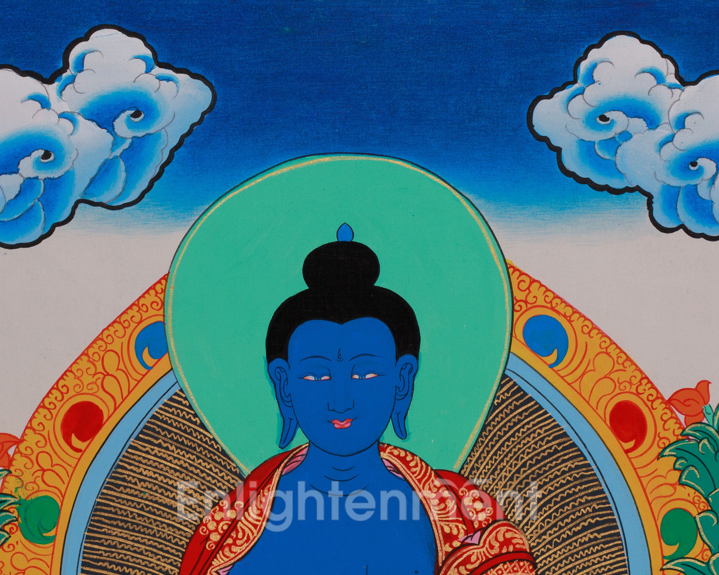 Tibetan Medicine Buddha | Sacred Guardian of Health and Enlightenment