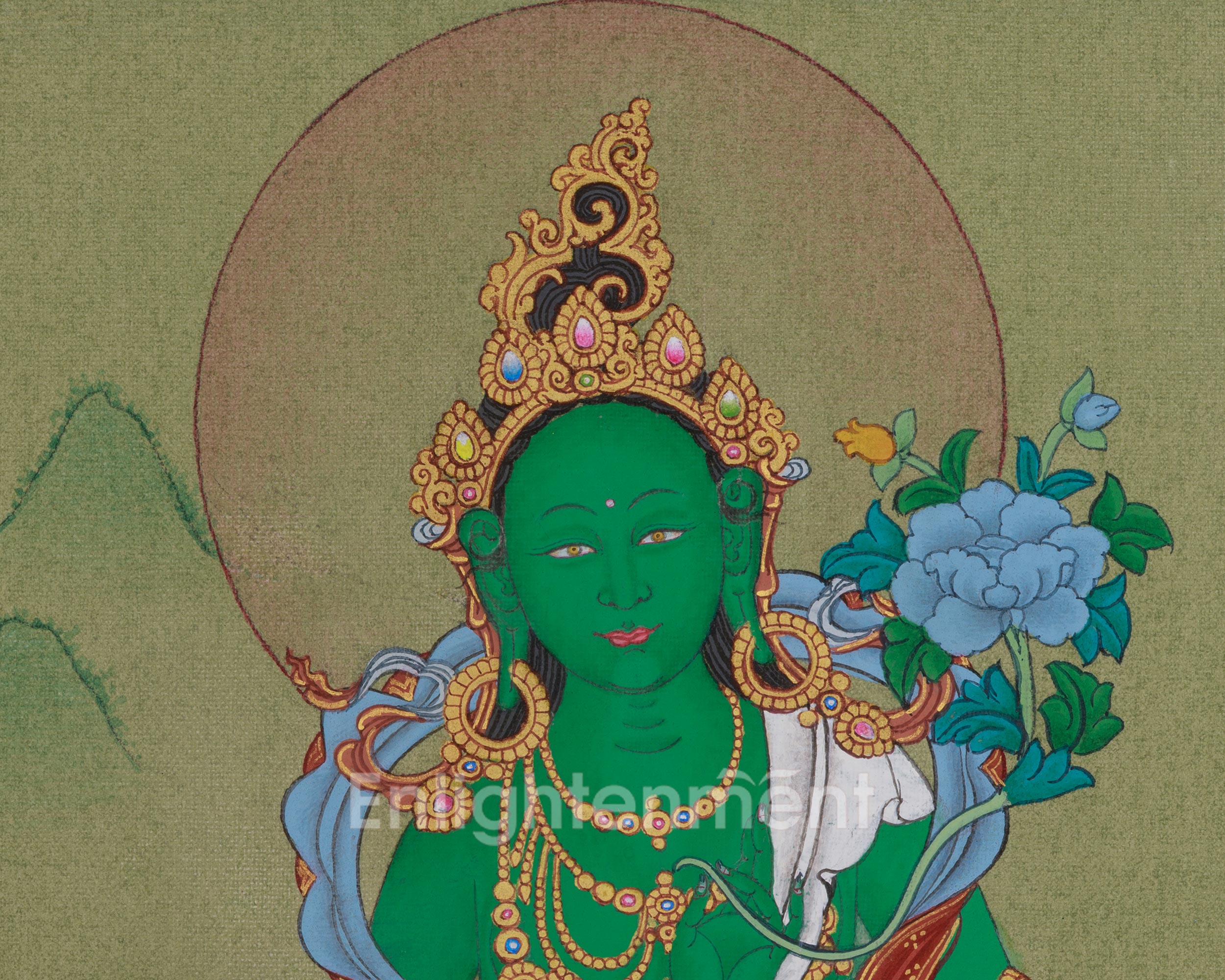 Tibetan Shyama Tara Artwork | Spiritual Protection