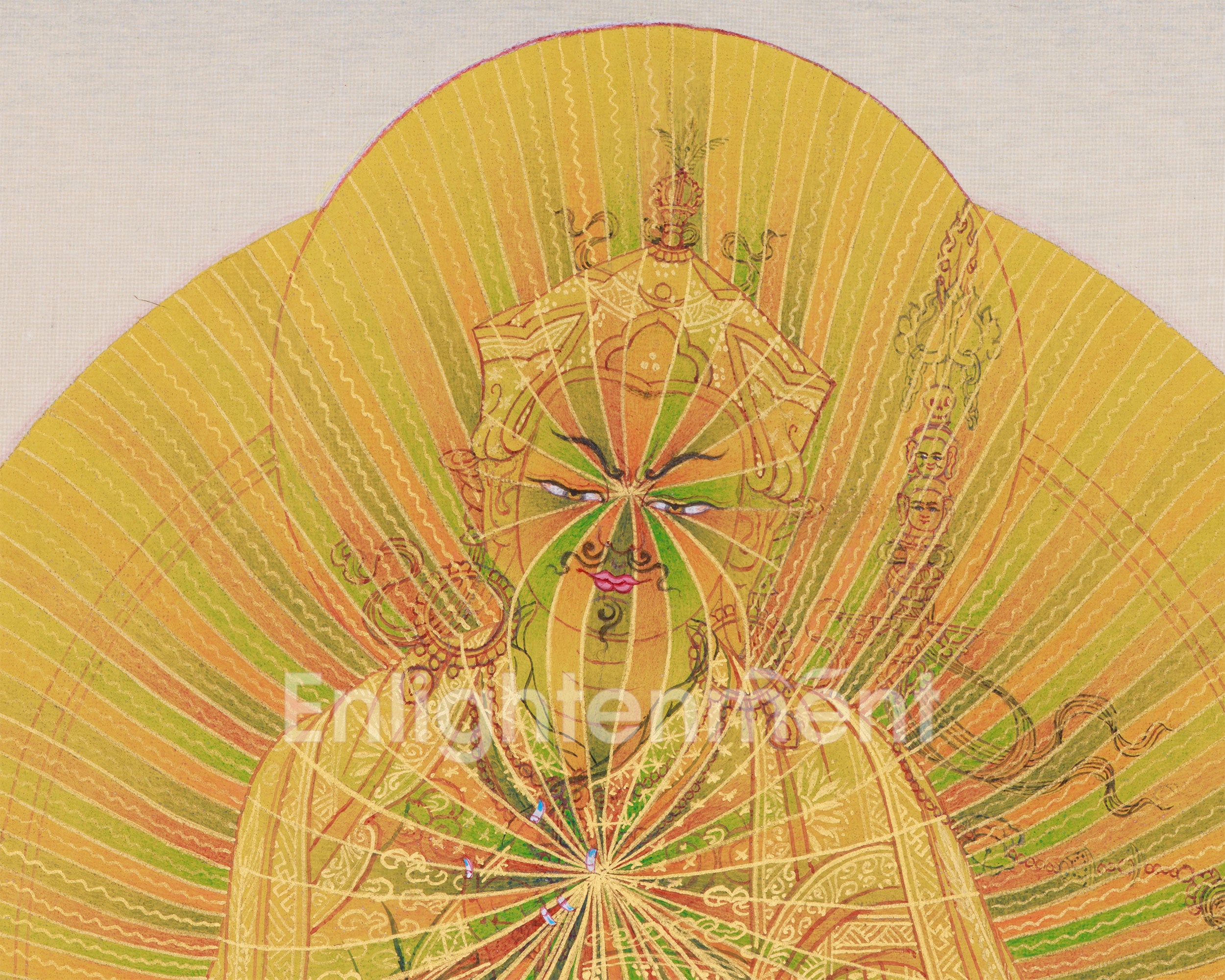 Himalayan Guru Rinpoche Painting | The Lotus Born Master of Tibetan Buddhism