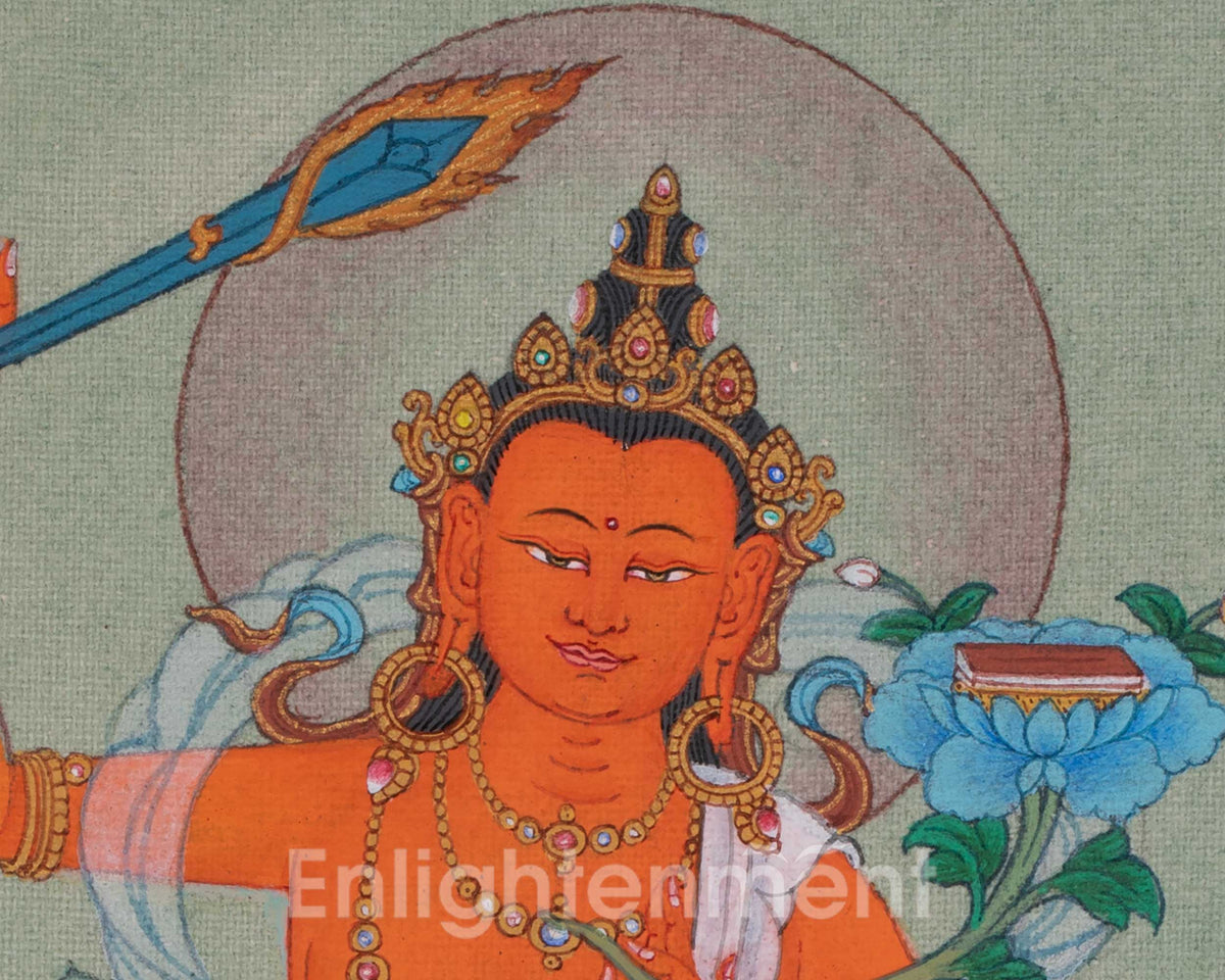 Manjushri Vajrayana Art | Represents Supreme Transcendent Wisdom