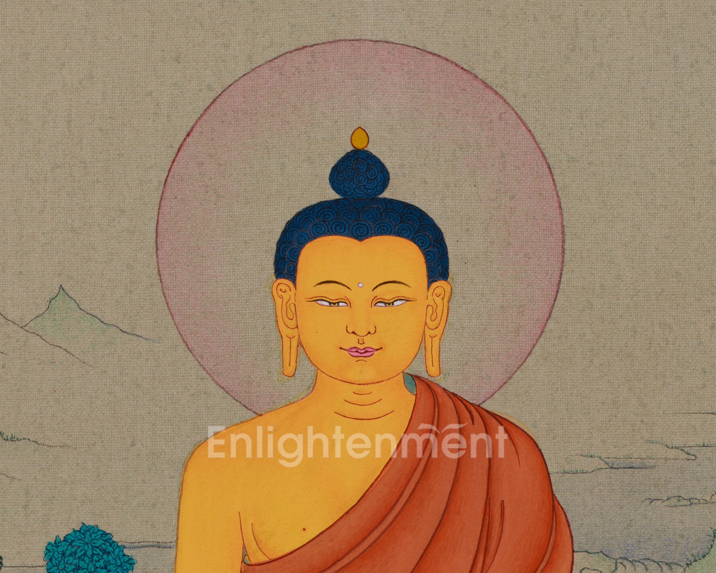 Dharma Teacher Shakyamuni Buddha Painting | Embodiment of Enlightenment