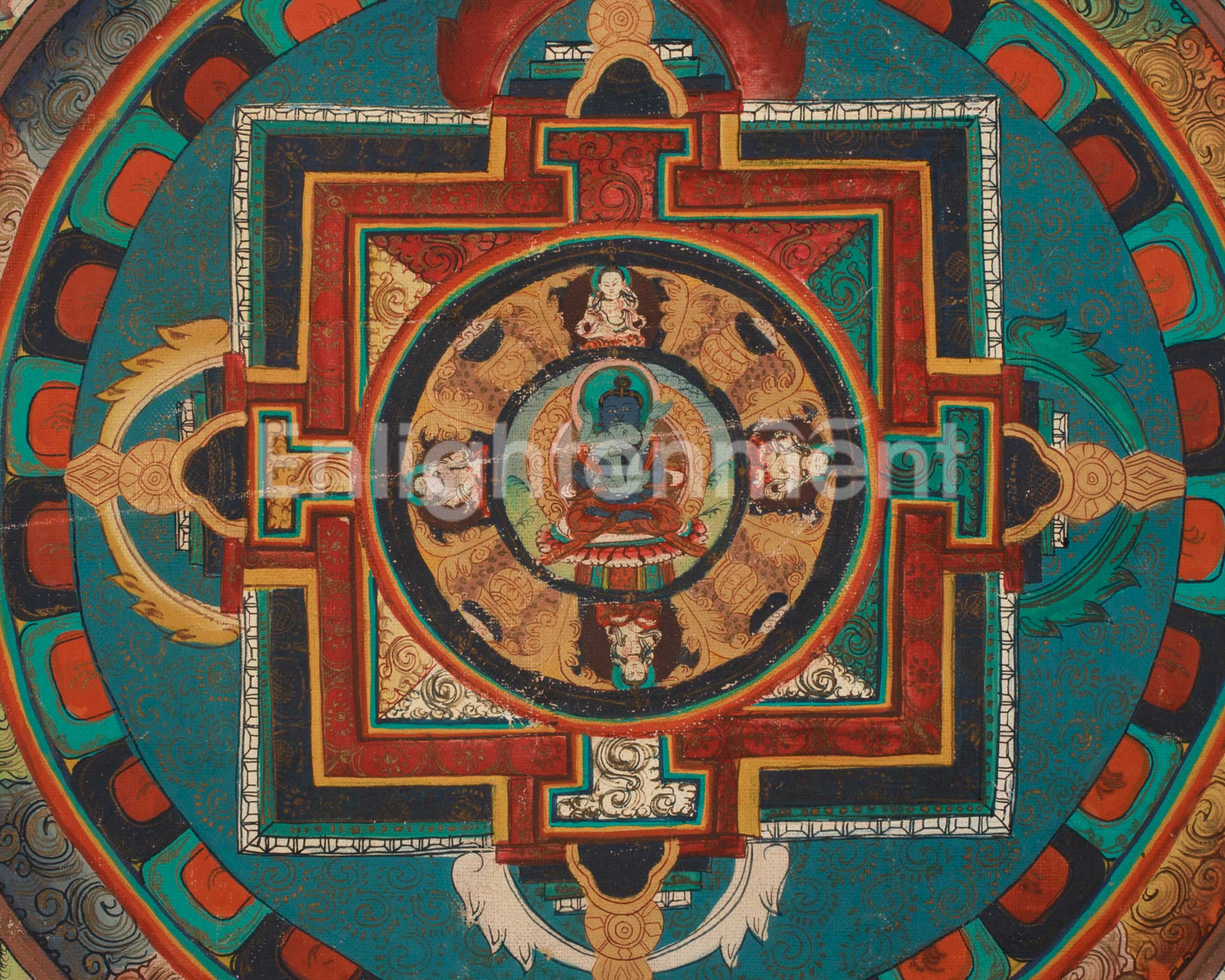 Traditional Art of Samantabhadra Mandala | Embodiment of Universal Benevolence