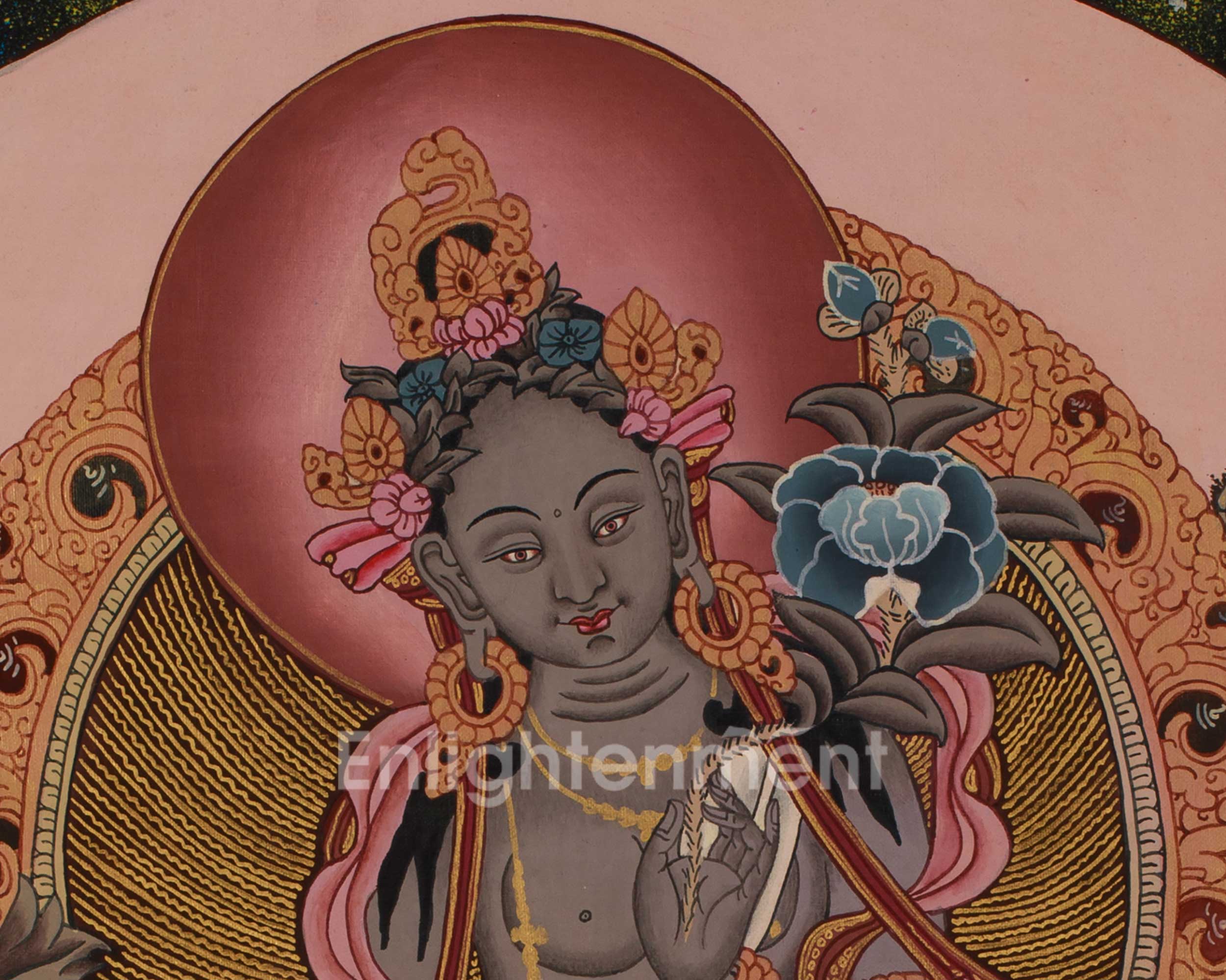 Green Tara Tibetan Art | Female Tara | Mother of All Buddhas