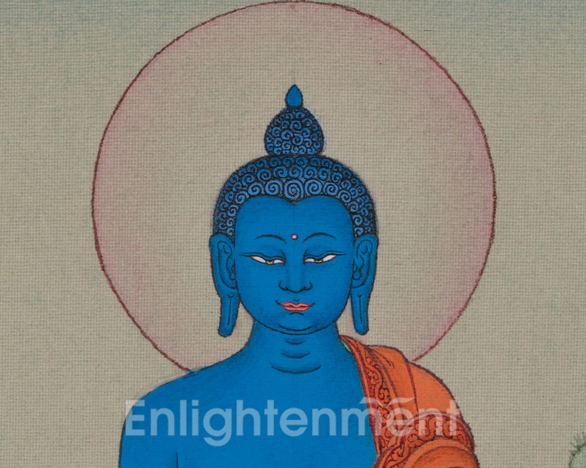 Bhaisajyaguru Artwork | Represents Holistic Healing, And Supreme Compassion