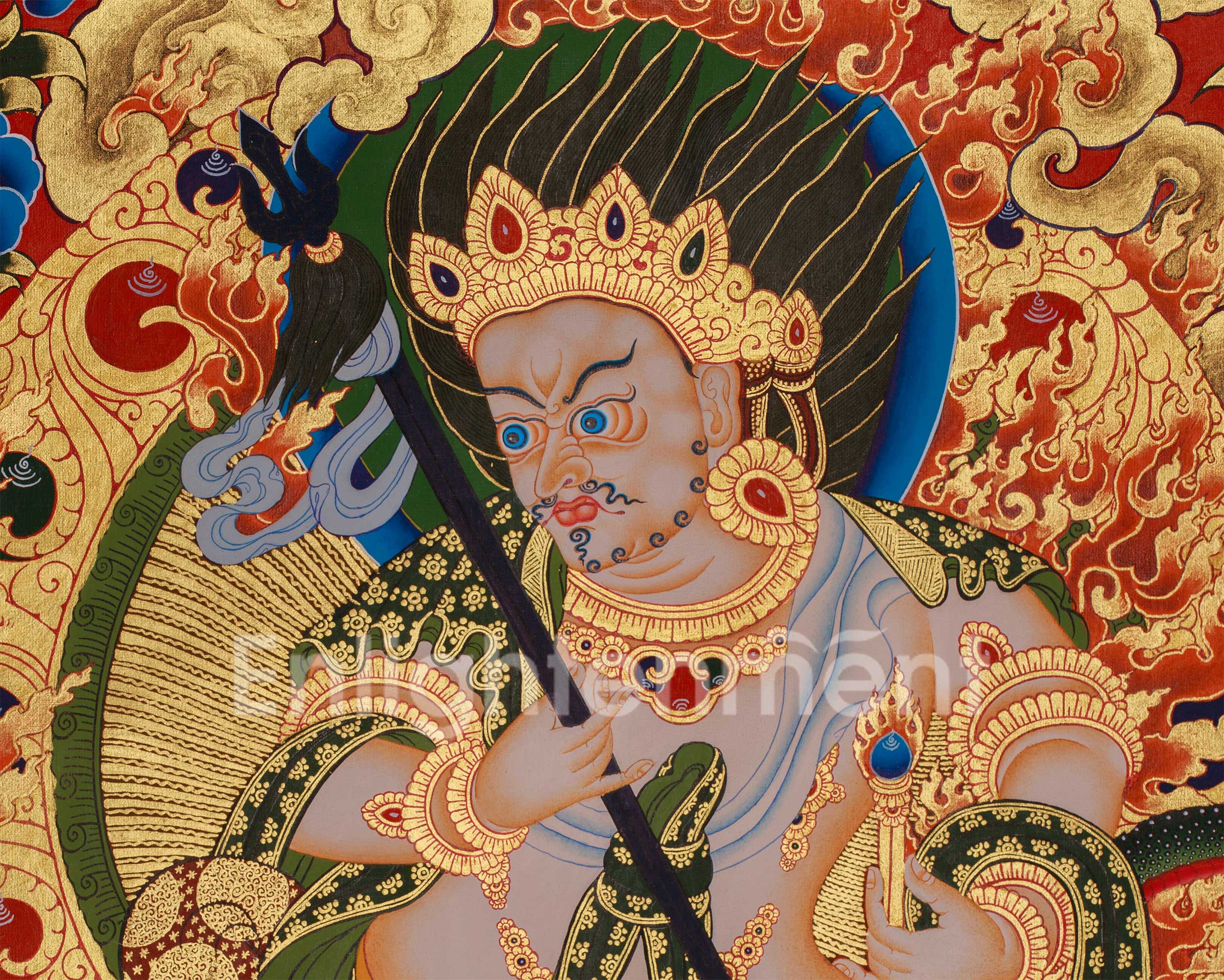 Guardian of Prosperity, White Dzambhala | Wealth Deity of Generosity and Protection