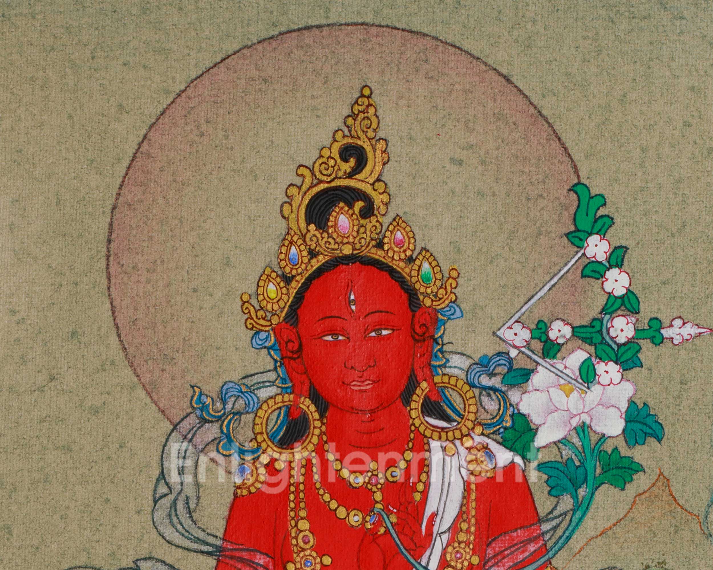 Sacred Tantric Red Tara | Goddess of Power and Transformation