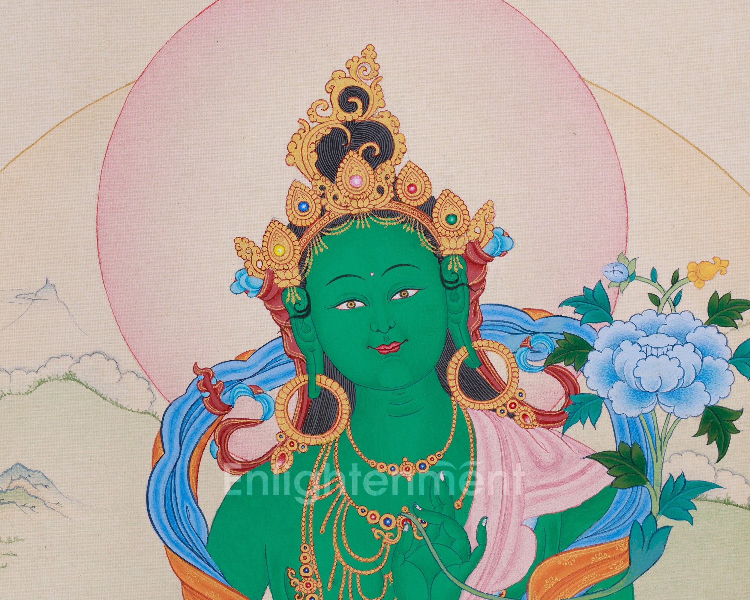 Traditional Green Tara, the Swift Savior | A Blessing of Protection and Serenity