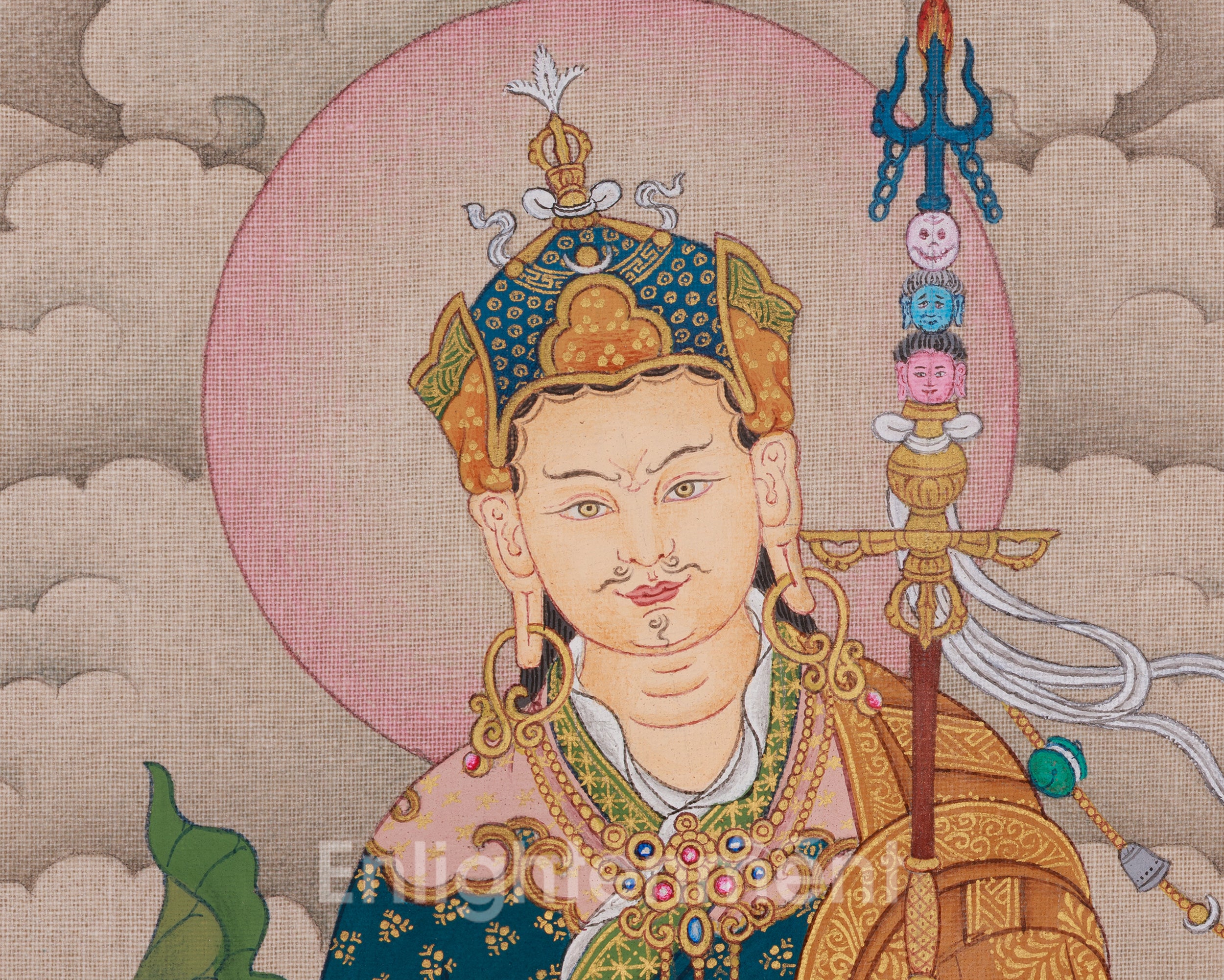 Guru Rinpoche Spiritual Art | Compassionate Wisdom | Vajrayana Teaching