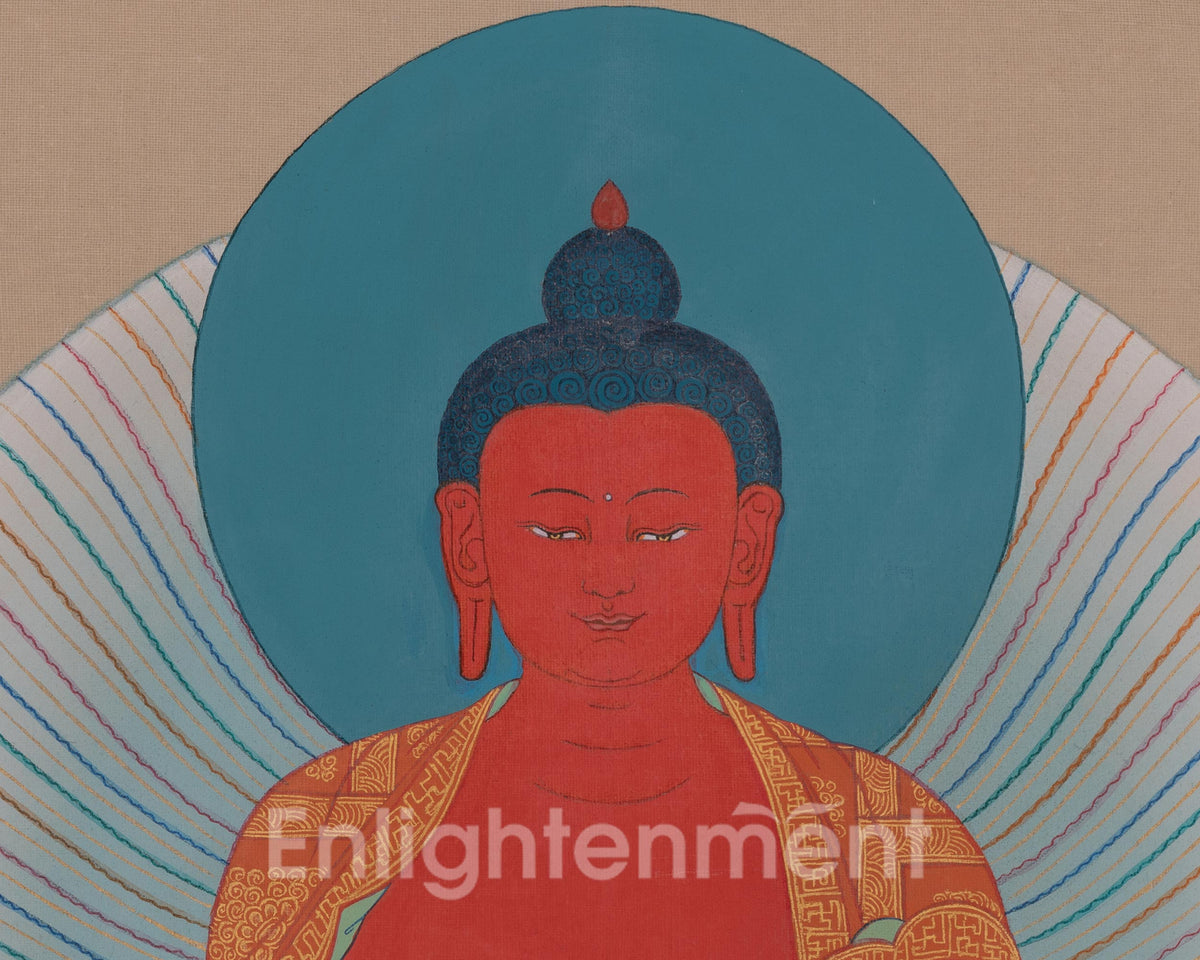 Amitabha Buddha Spiritual Art | Represents Infinite Light And Boundless Compassion