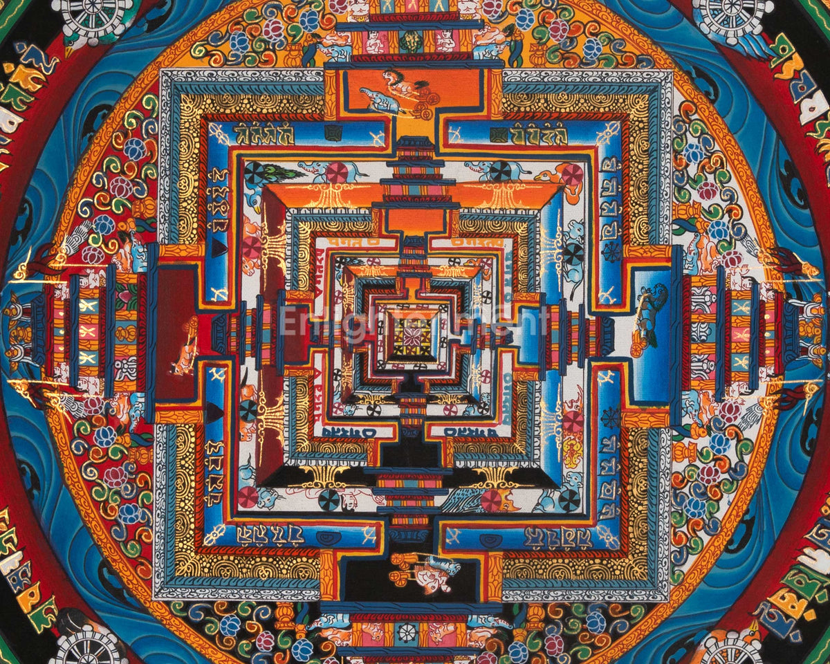 Kalachakra Mandala | Small Size Wall Decoration Painting