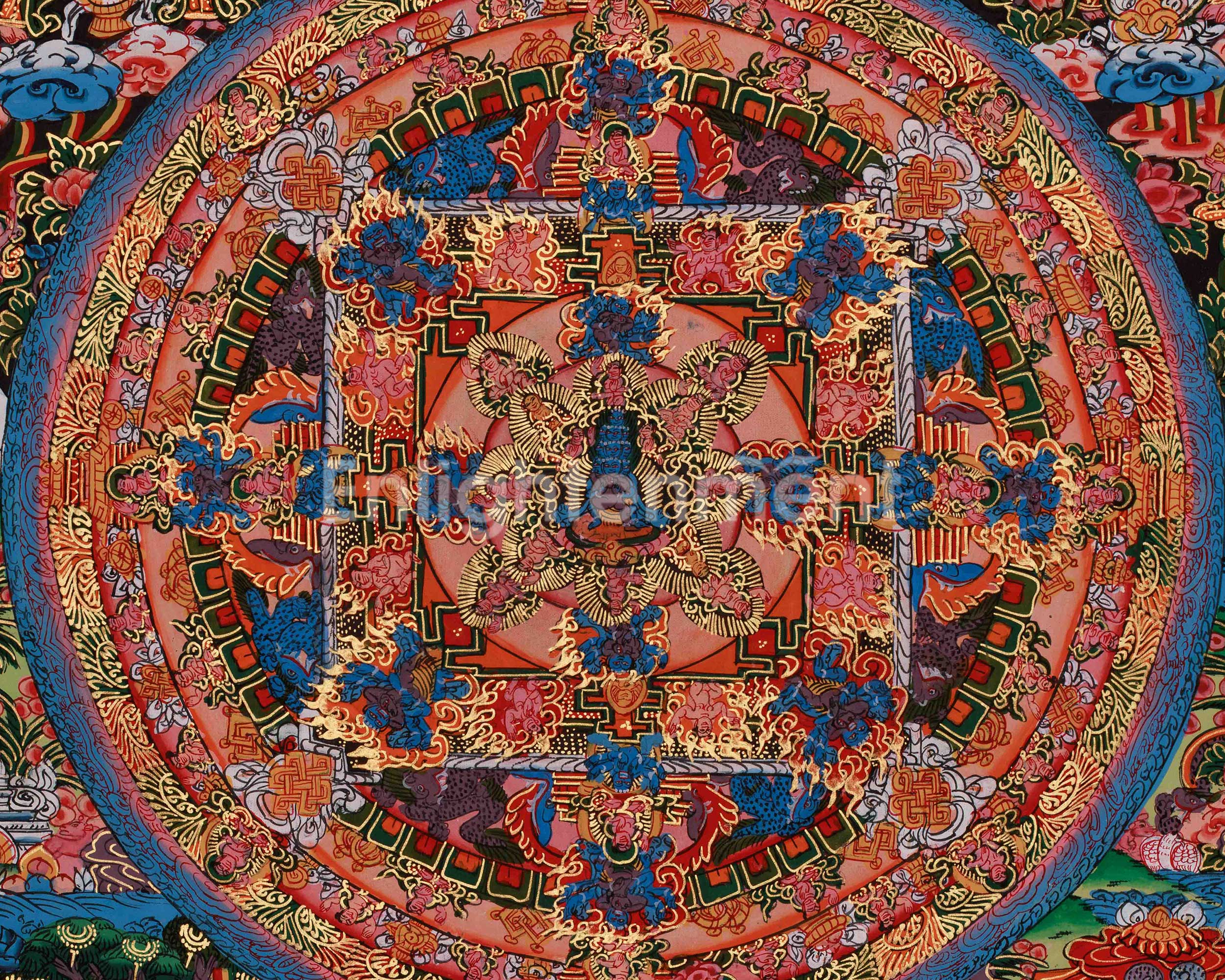 Hand-Painted Mandala Artwork | Representing Wisdom, Harmony, and Enlightenment