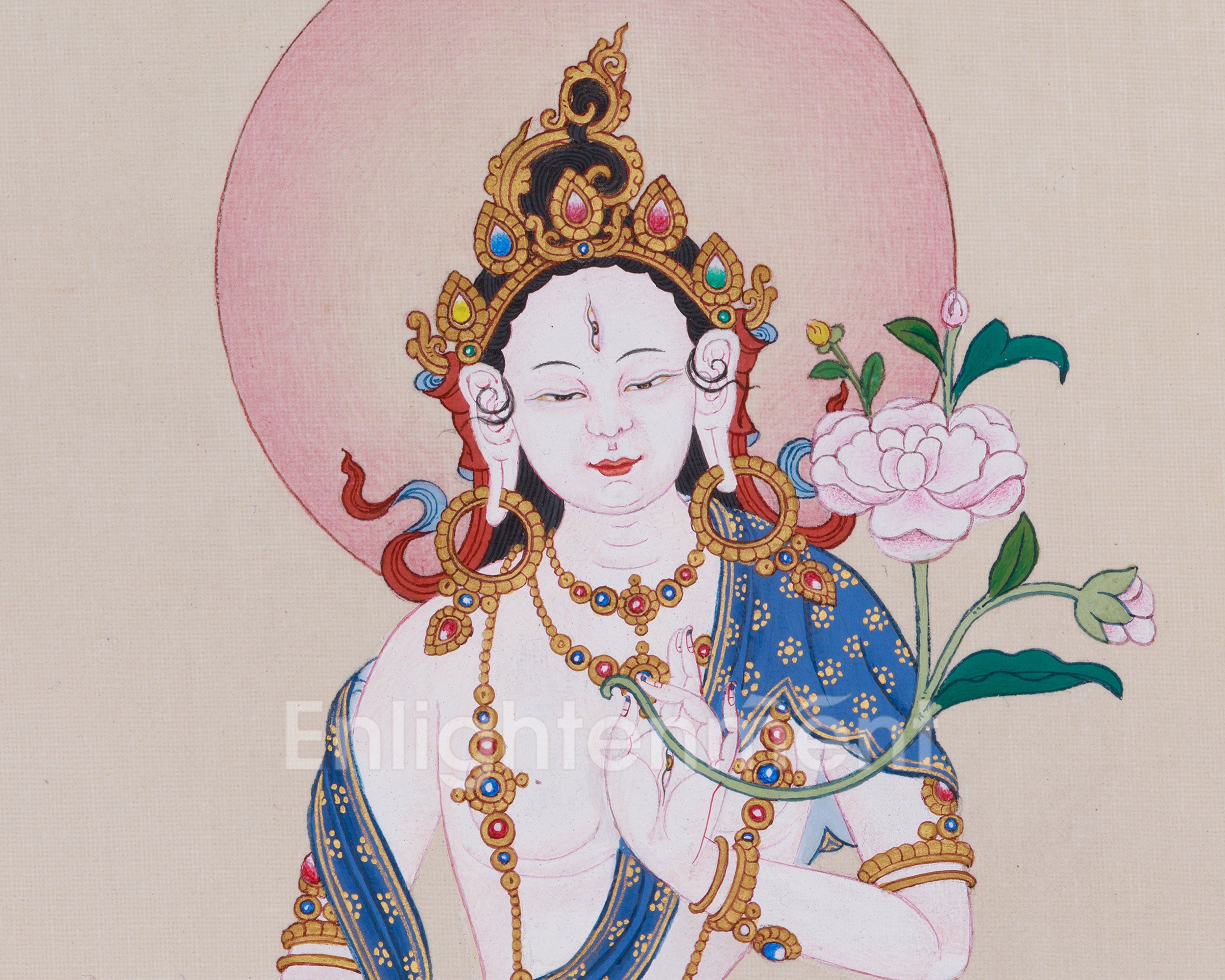 Sacred Longevity Deity, White Tara | Goddess of Healing and Spiritual Protection