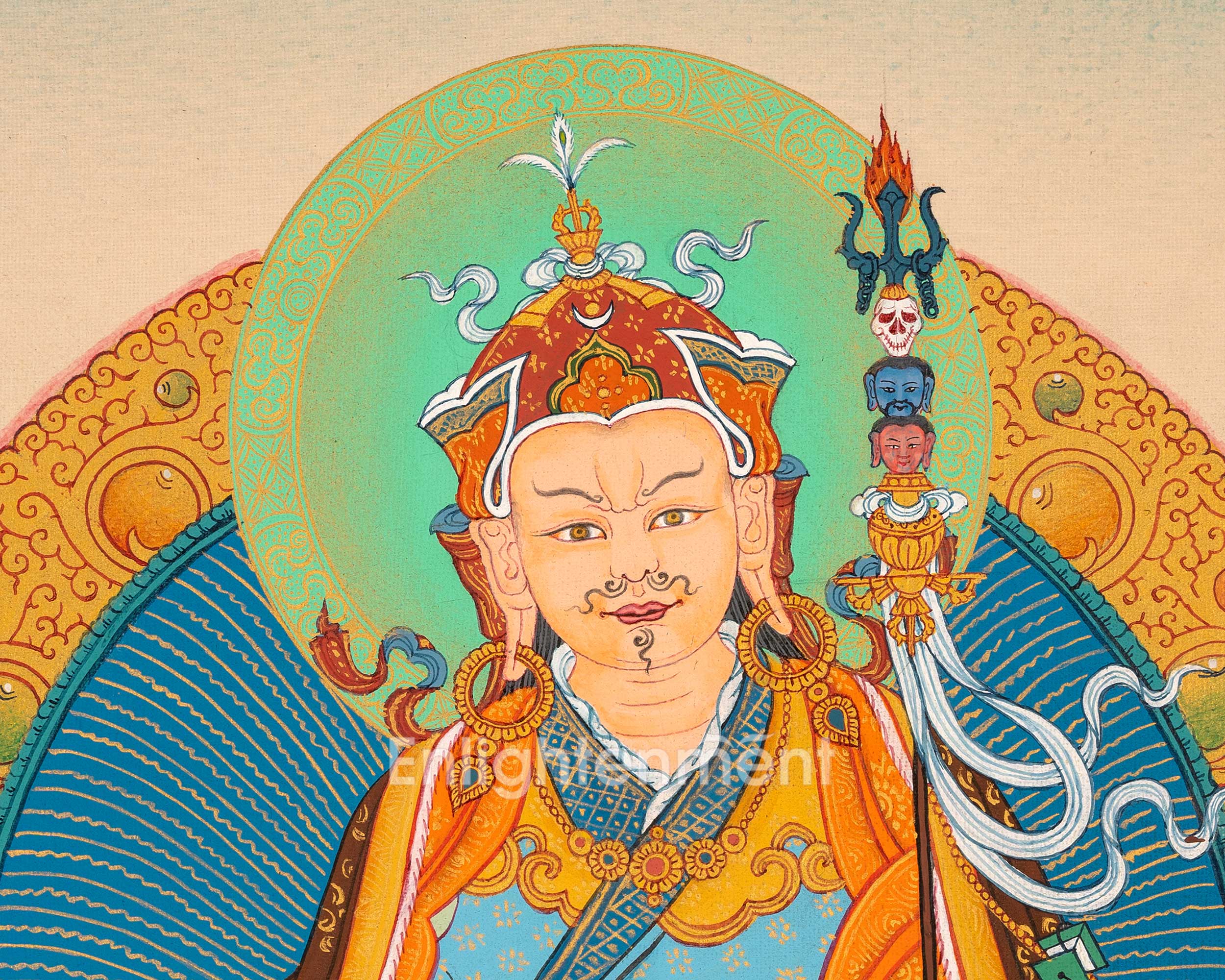 Small Guru Rinpoche Thangka