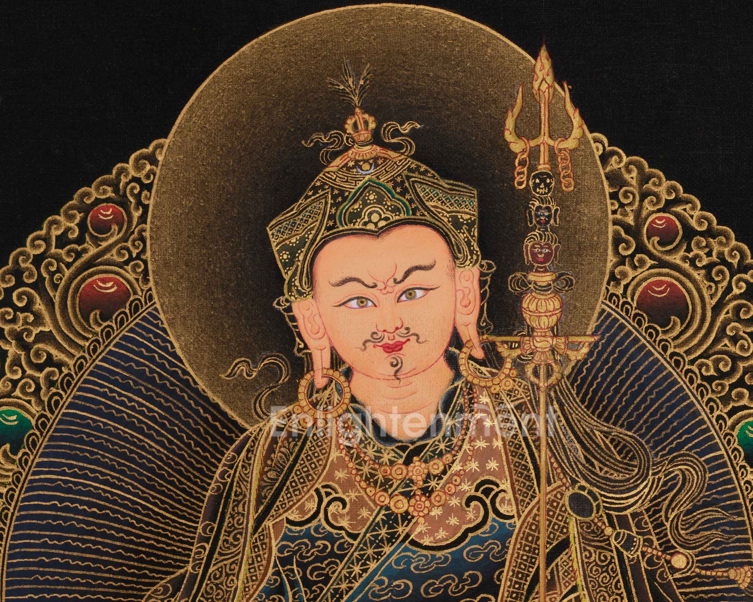 Tantric Master Padmasambhava Art | Spiritual Guide | Vajrayana Buddhism