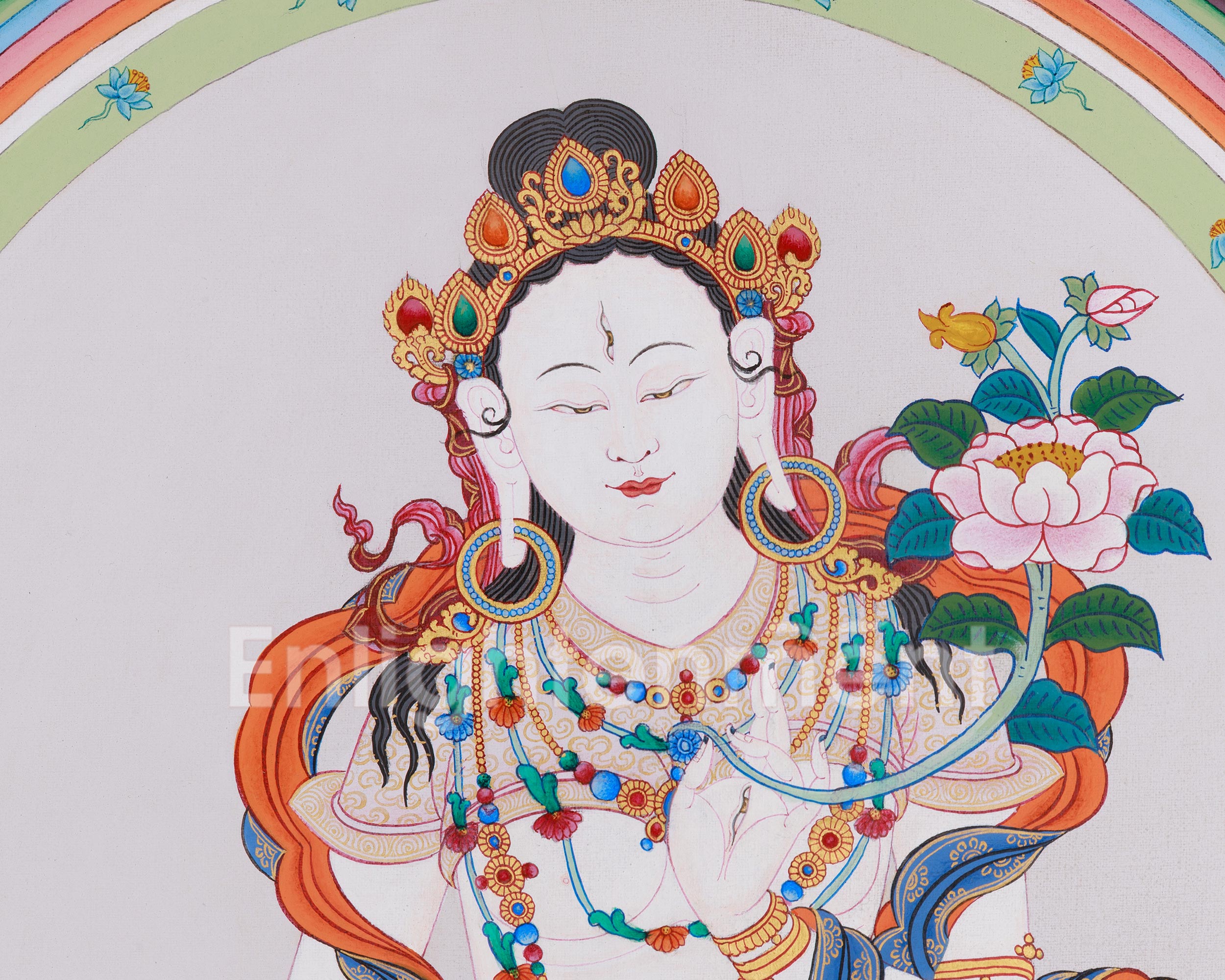 Chintachakra Wish Fullfilling White Tara | The Goddess of Fulfillment and Protection