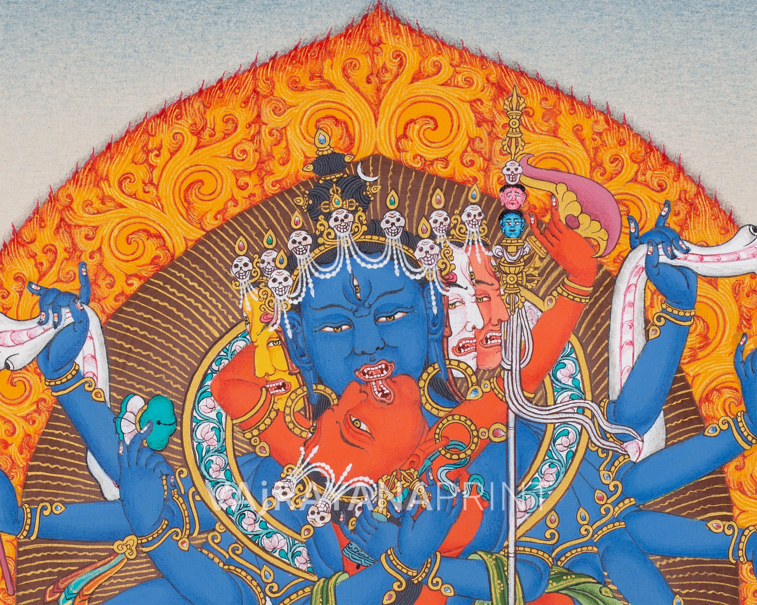 12 Armed Chakrasamvara Prints | Divine Power & Spiritual Transformation