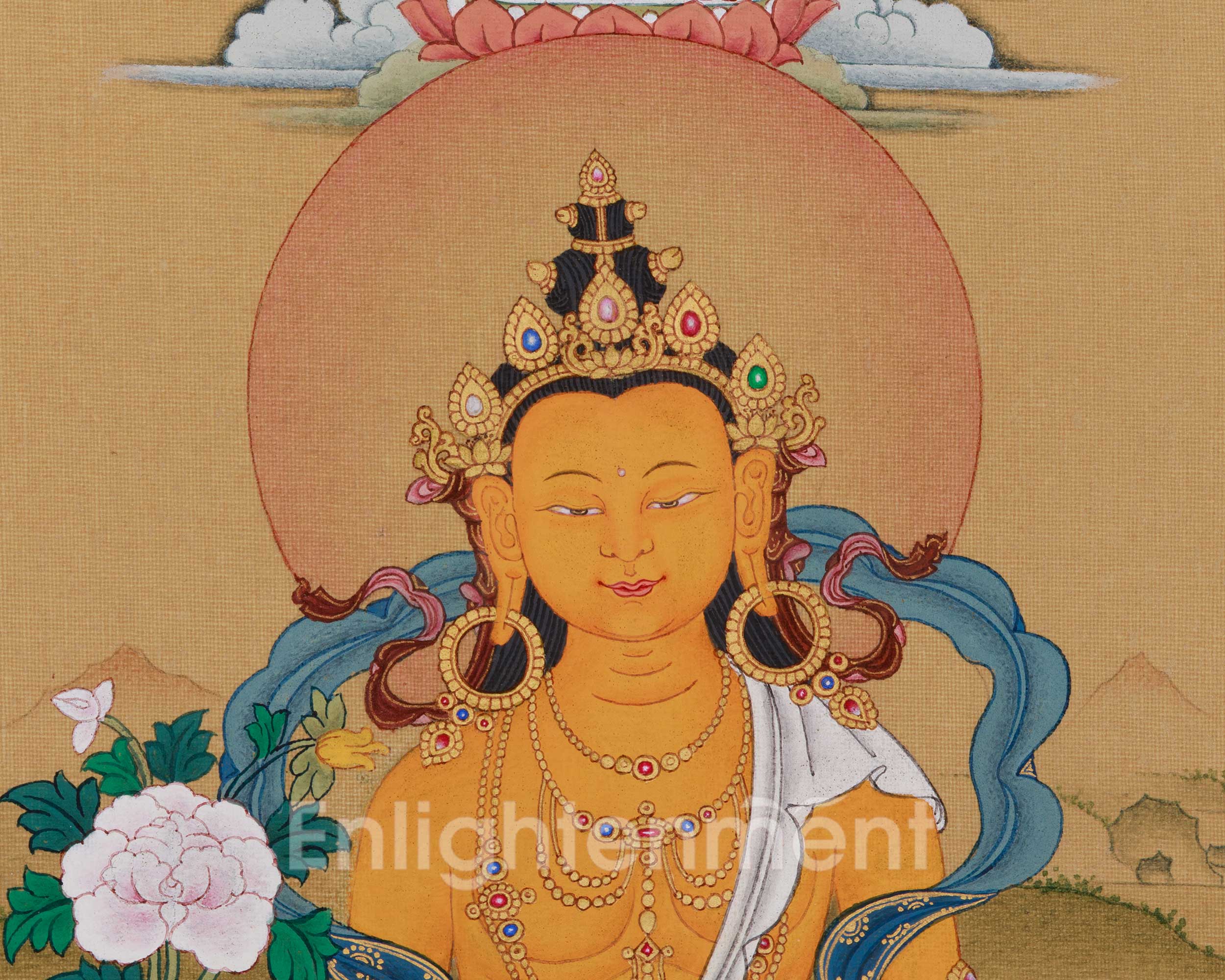 Bodhisattva Deity Kshitigarbha | Guardian of the Afterlife and Protector of Sentient Beings