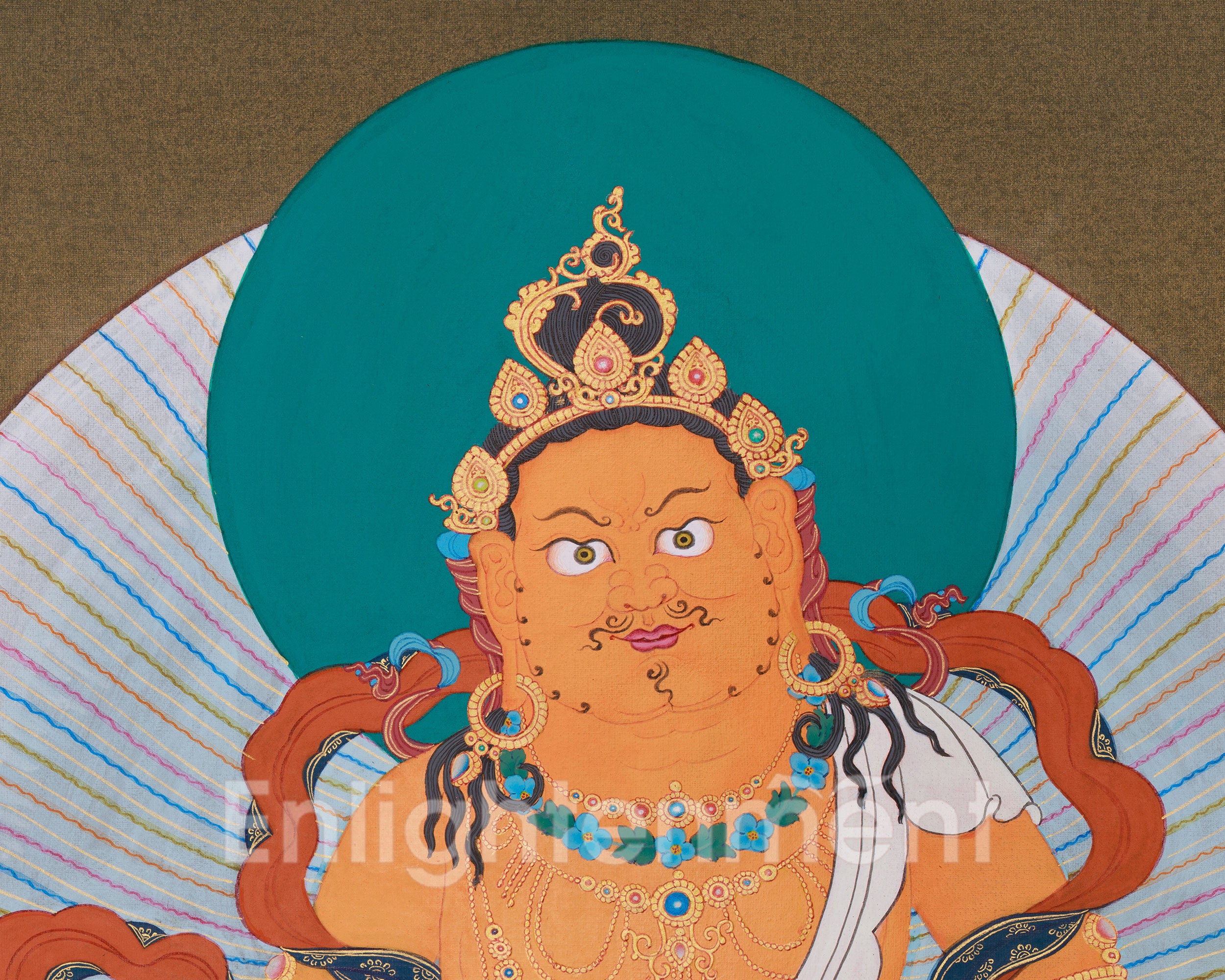 Prosperity's Guardian, Yellow Jambhala Thangka