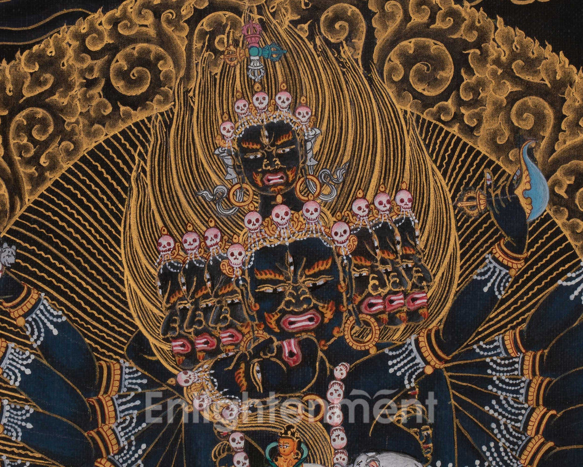 Hevajra Thangka Painting | Tantric Deity of Enlightened Wisdom