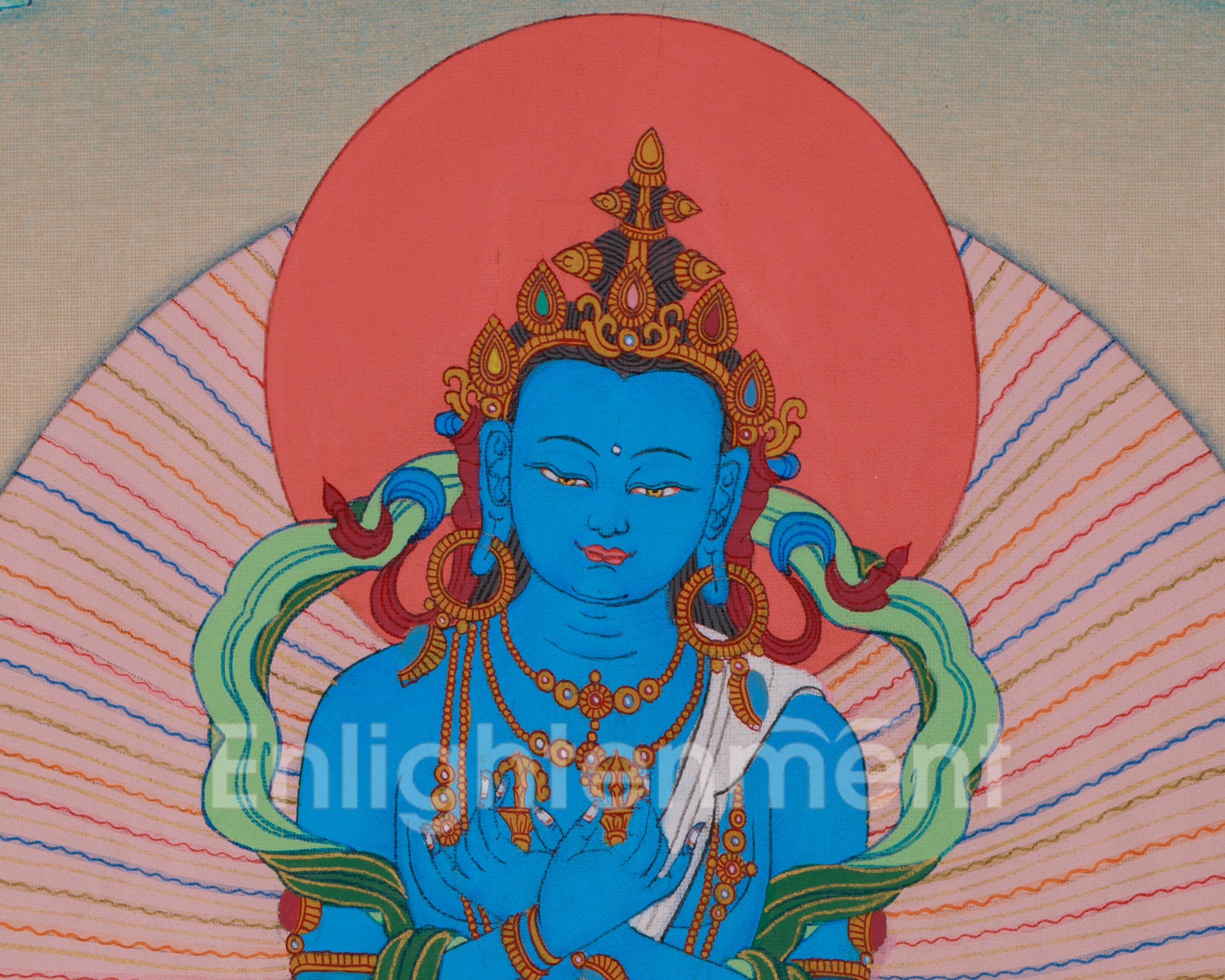 Traditional Vajradhara Artwork | Adi Buddha of Wisdom and Protection