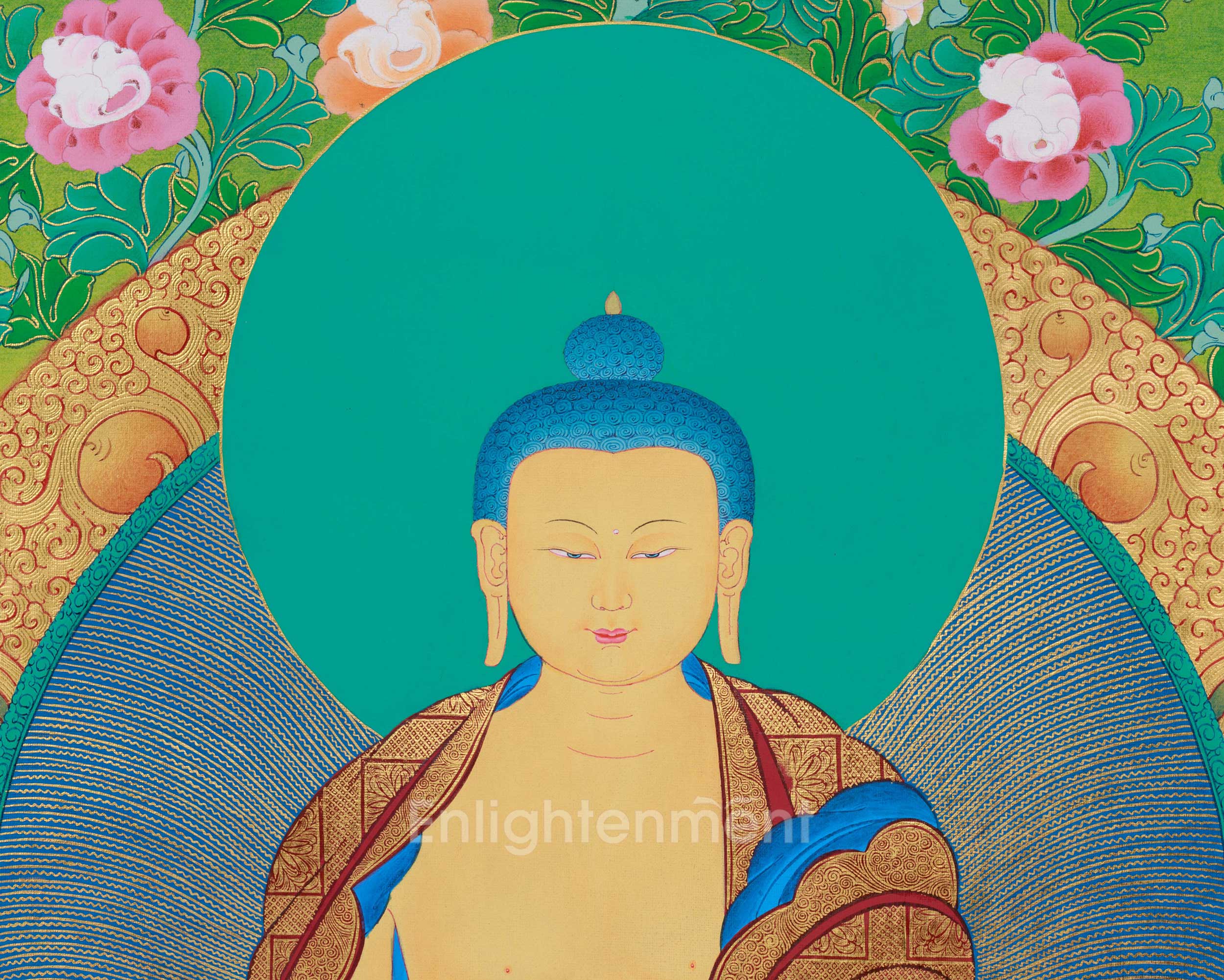 Gautam Buddh Thangka | Traditional Tibetan Buddhist Painting