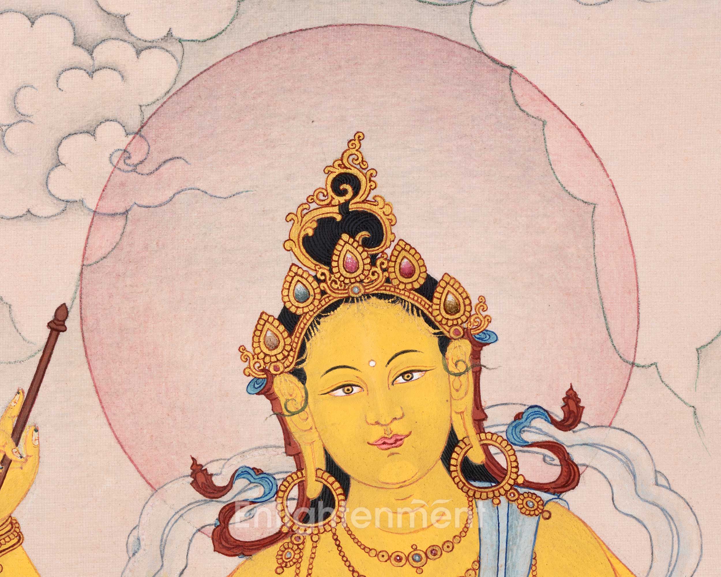 Kanakavarna Tara | 21 Tara of Surya Gupta Thangka