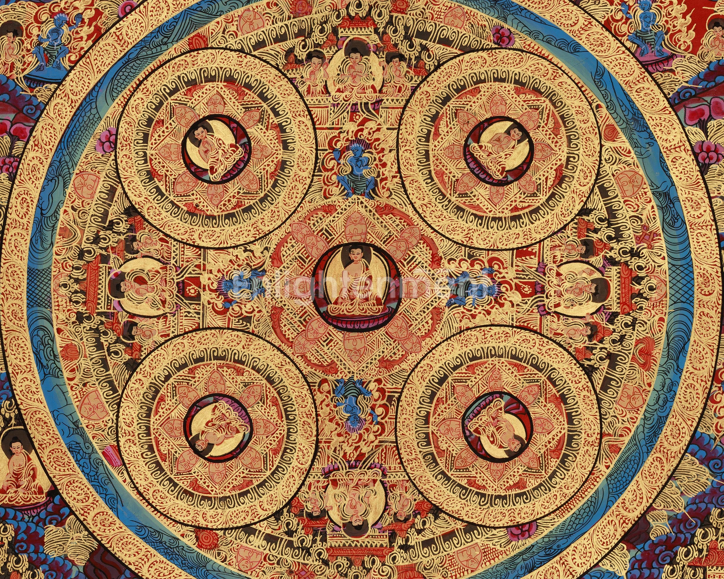 Sacred Buddha Mandala Art | A Divine Representation of Enlightened Universe