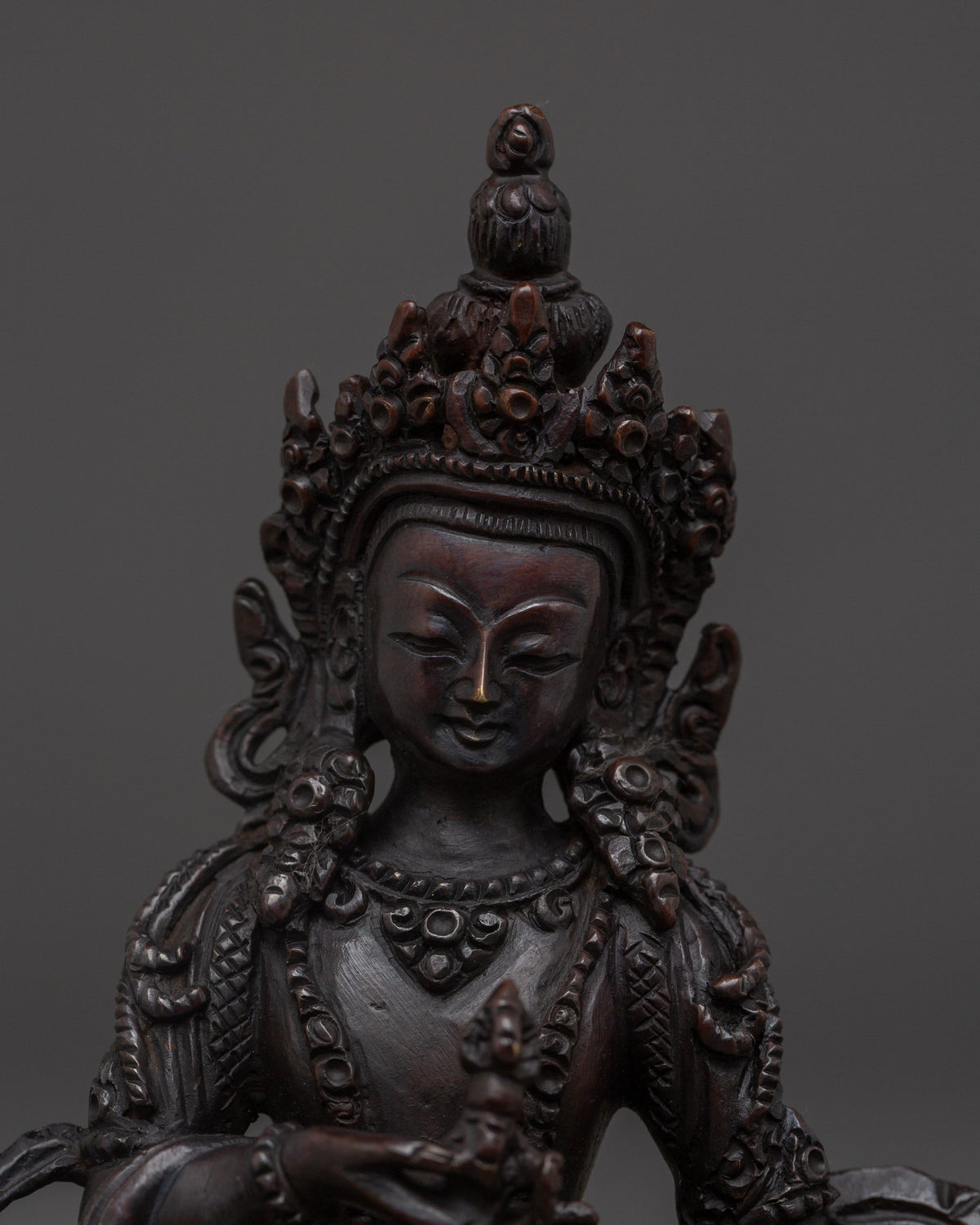 Oxidized Copper Vajrasattva | Statue for Meditation & Blessings